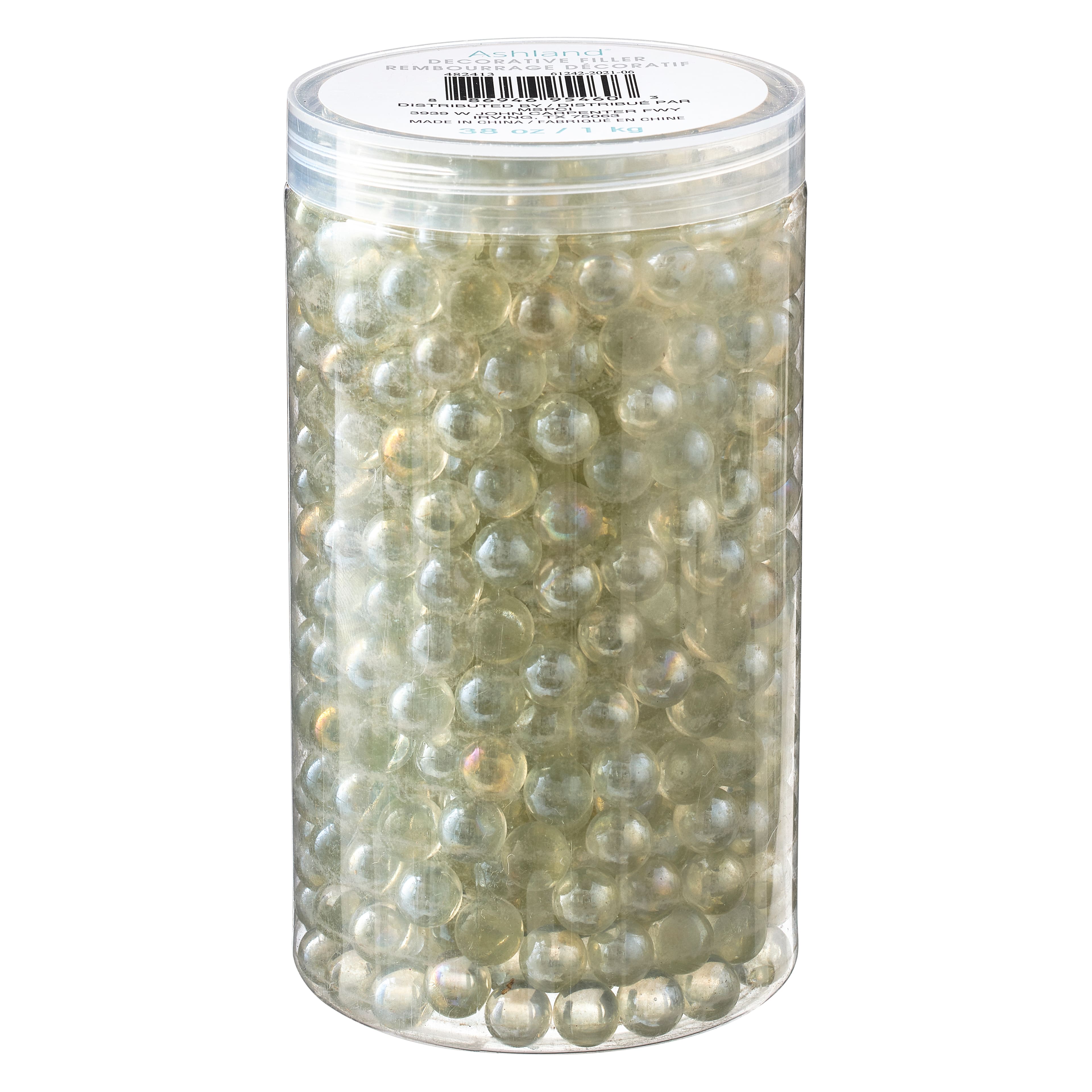 Paquet économique de billes miniatures transparentes brillantes d’Ashland