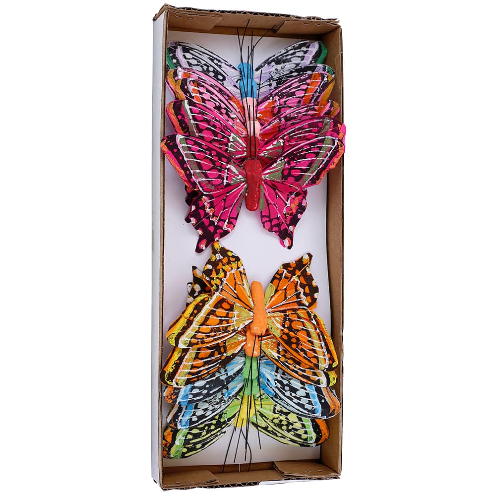 Reliant 4&#x22; Assorted Butterflies #4, 12ct.