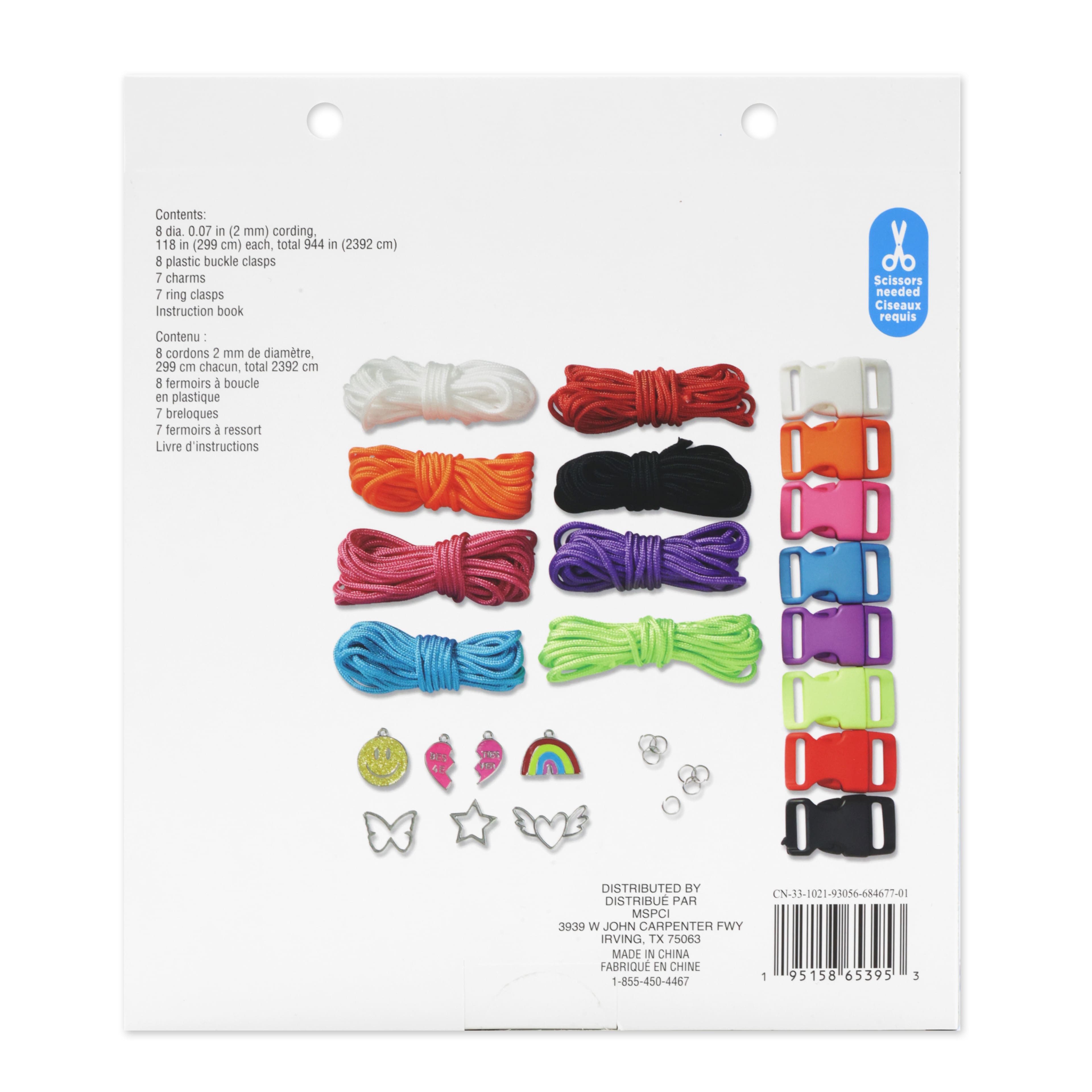 9 Pack: My 1st Paracord Kit by Creatology™