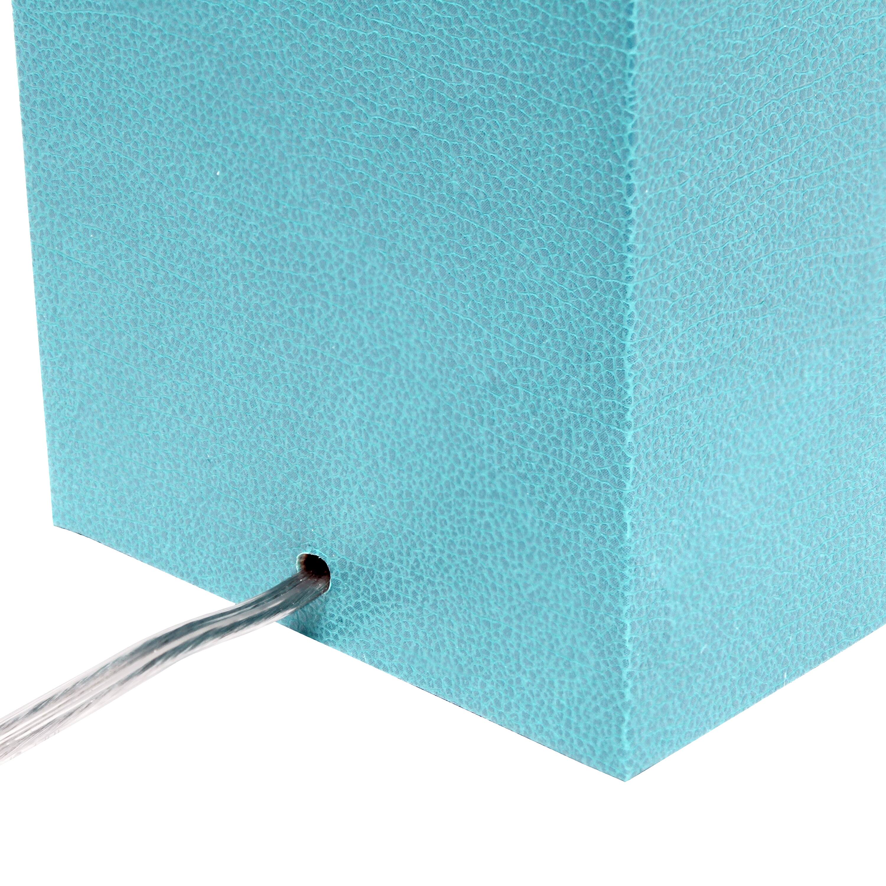 Lalia Home Lexington 21" Leather Home Décor Table Lamp