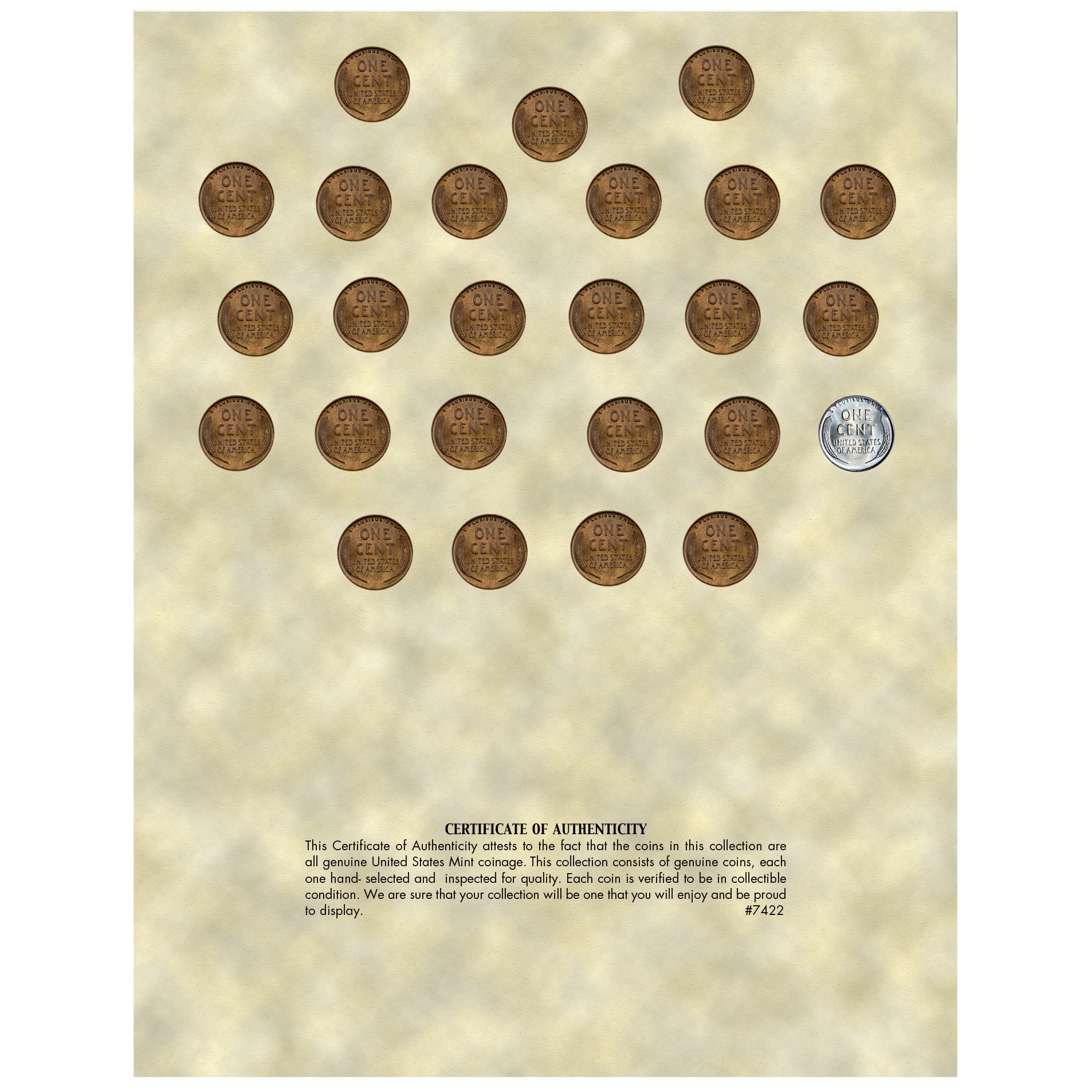 The Last 25 Years of Lincoln Wheat Penny Collection (1934-1958)