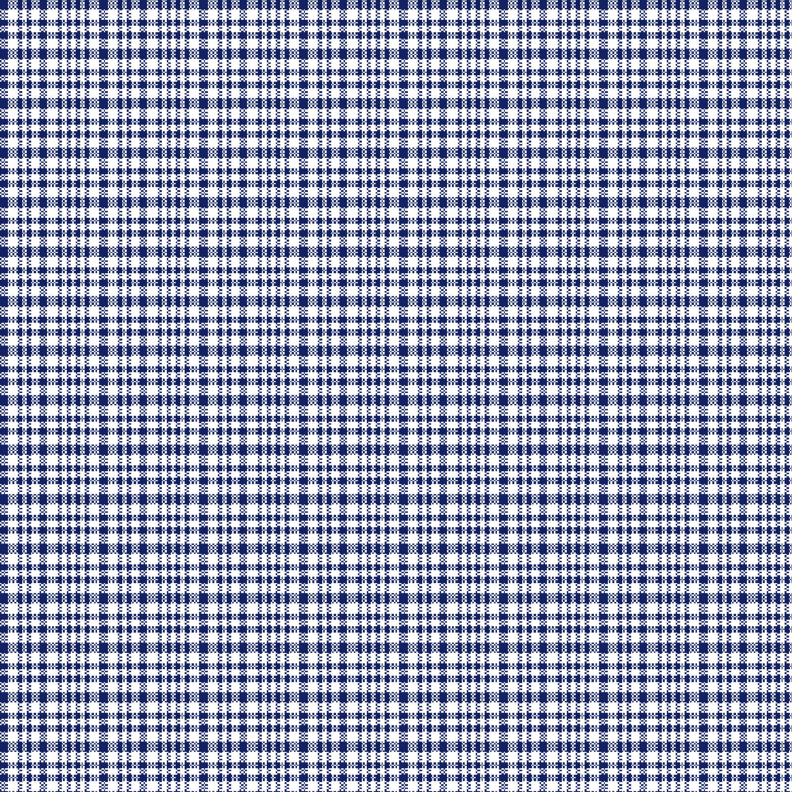 Navy &#x26; White Plaid Cotton Fabric Bundle by Loops &#x26; Threads&#x2122;