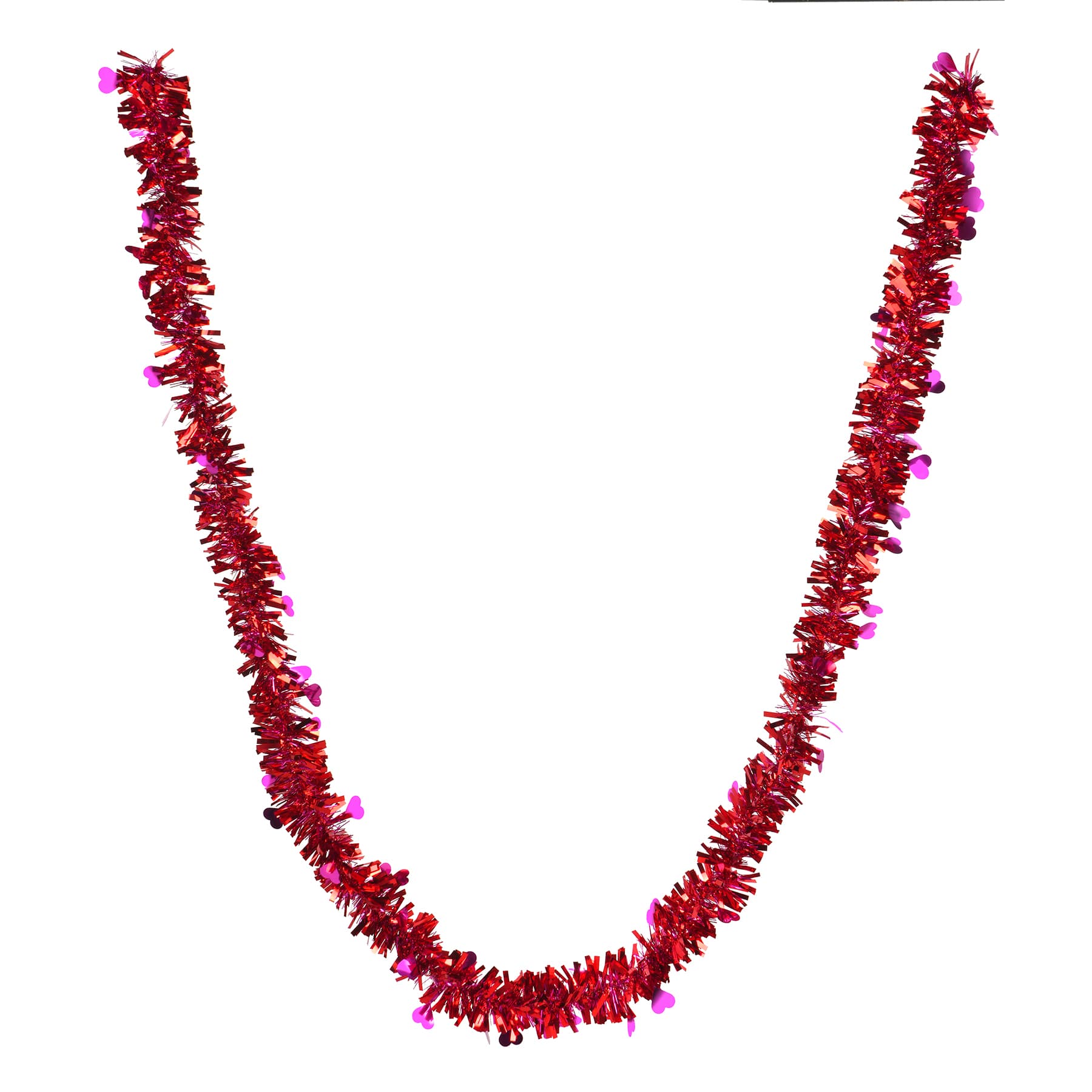 9ft. Red & Pink Tinsel Garland by Celebrate It™