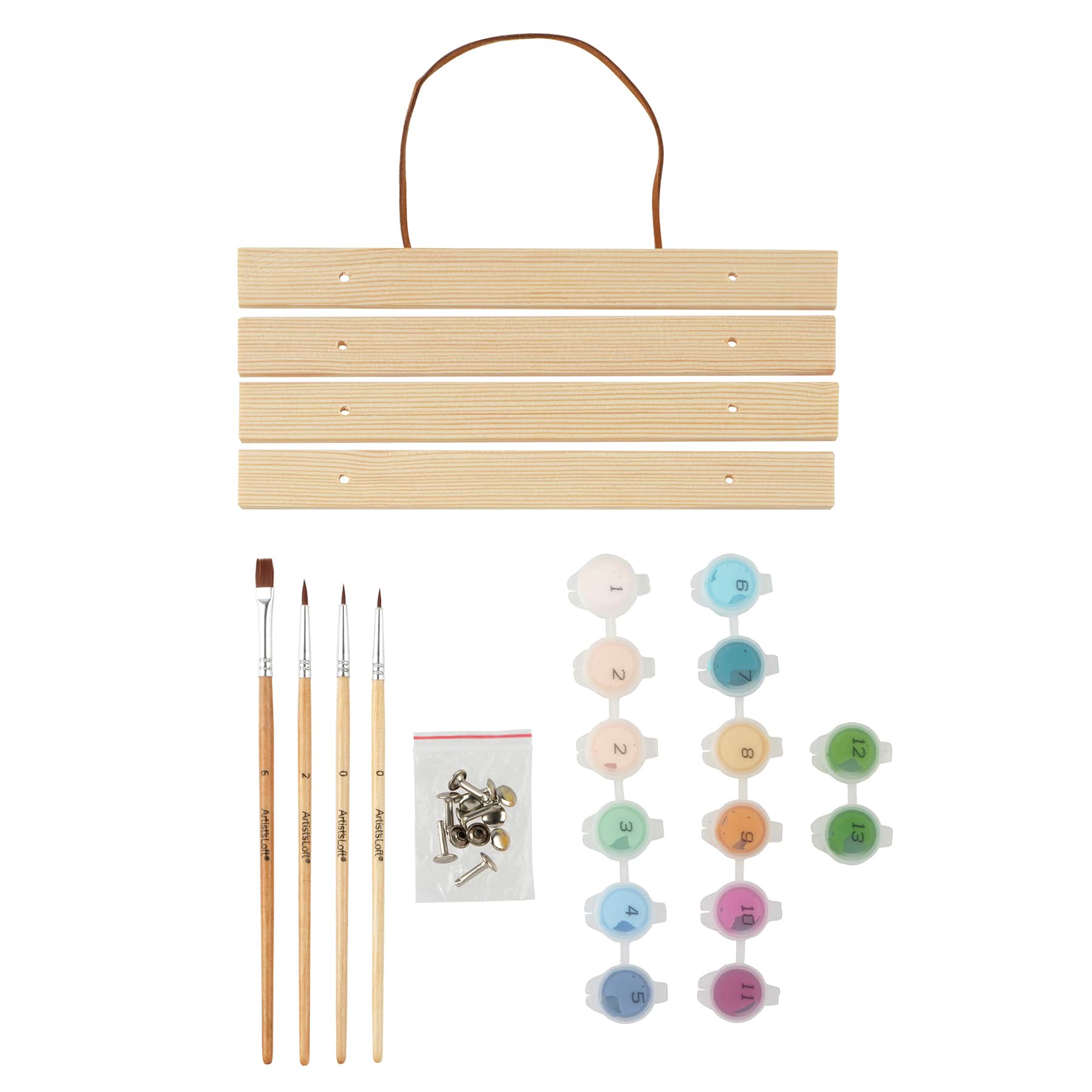 8&#x22; x 10&#x22; Three Vases Paint-by-Number Kit by Artist&#x27;s Loft&#xAE;