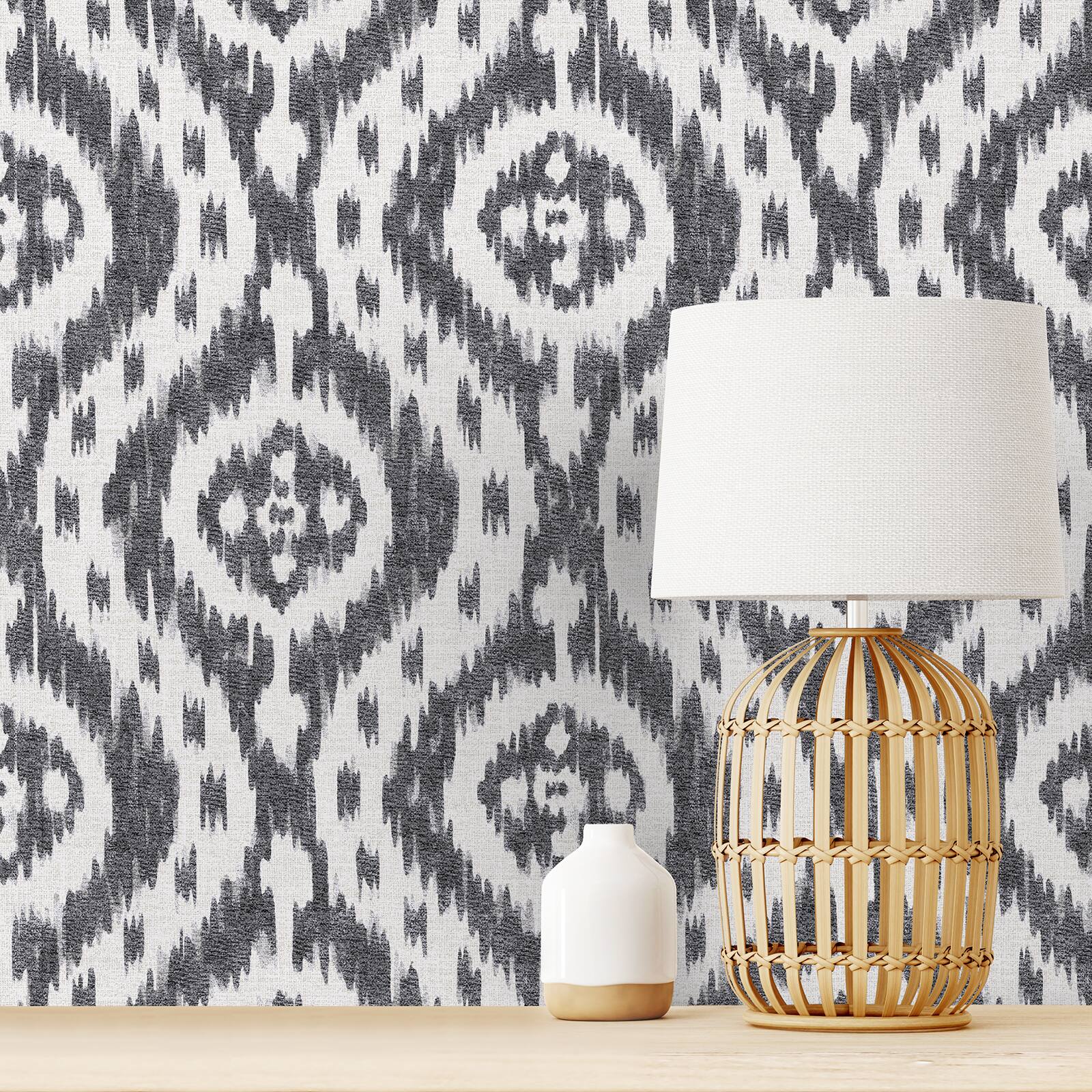 Surface Style Ikat Tracery Peel & Stick Wallpaper