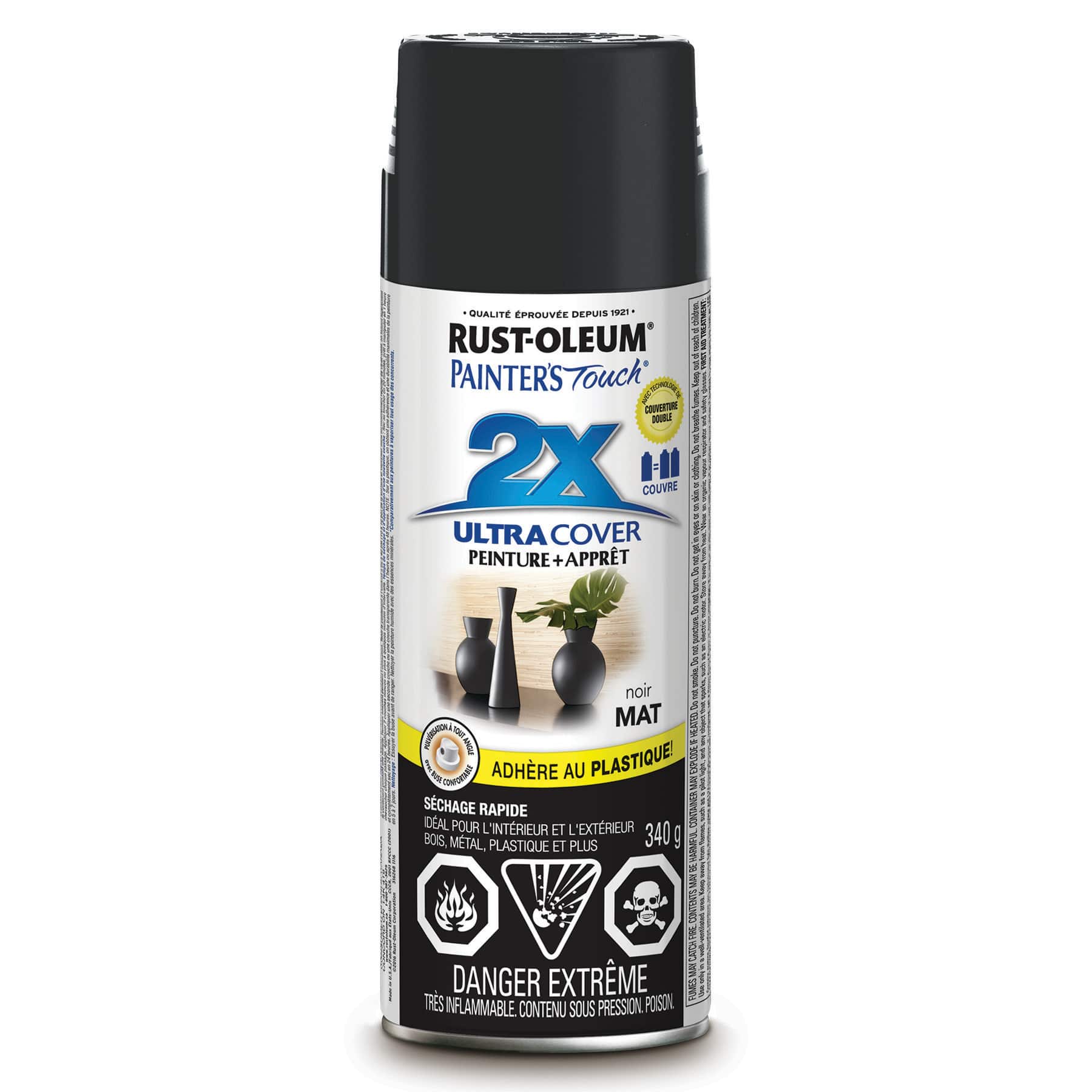 Rust-Oleum® Painter's Touch® 2X Ultra Cover@ Flat Paint & Primer Spray