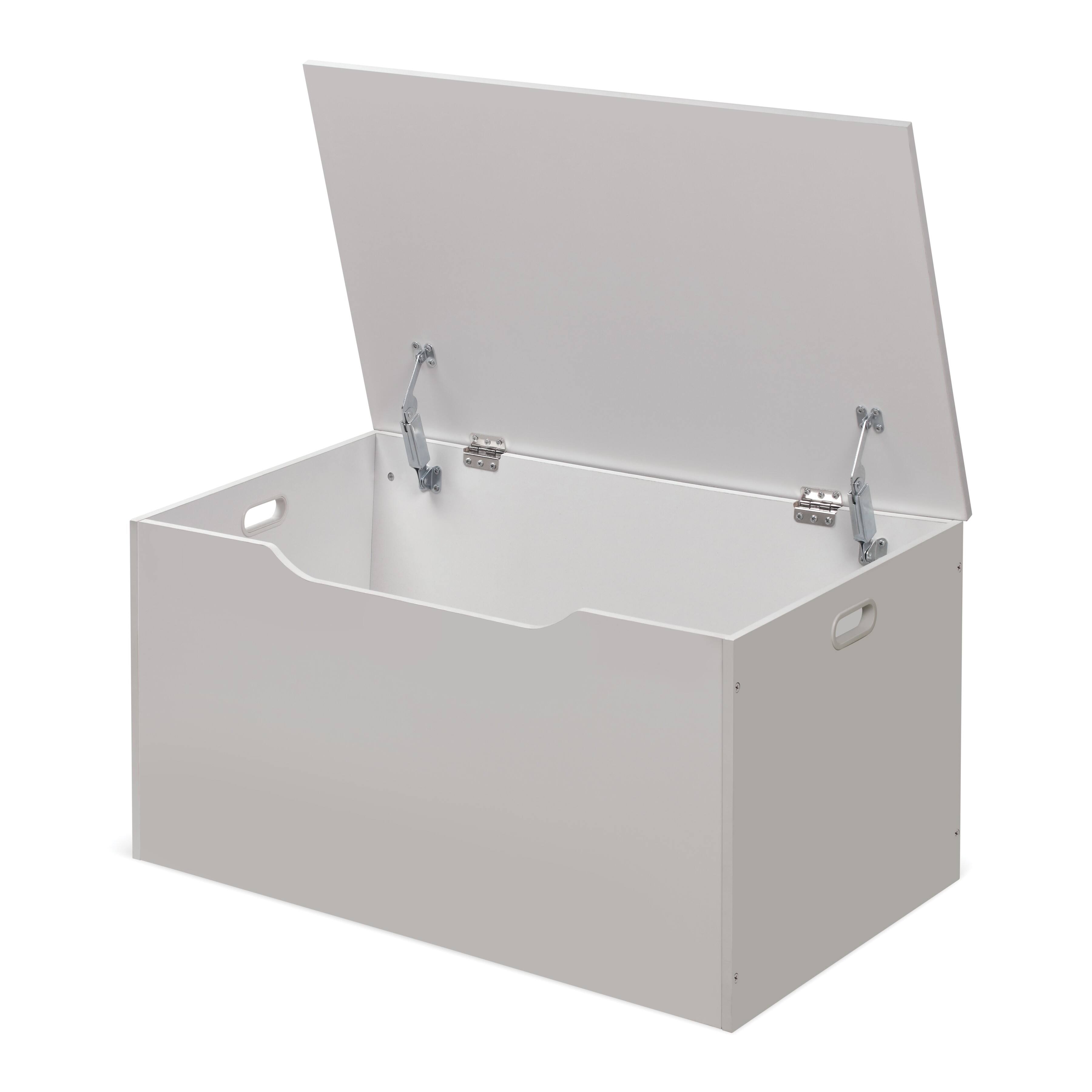 Badger Basket White Flat Bench Top Toy & Storage Box