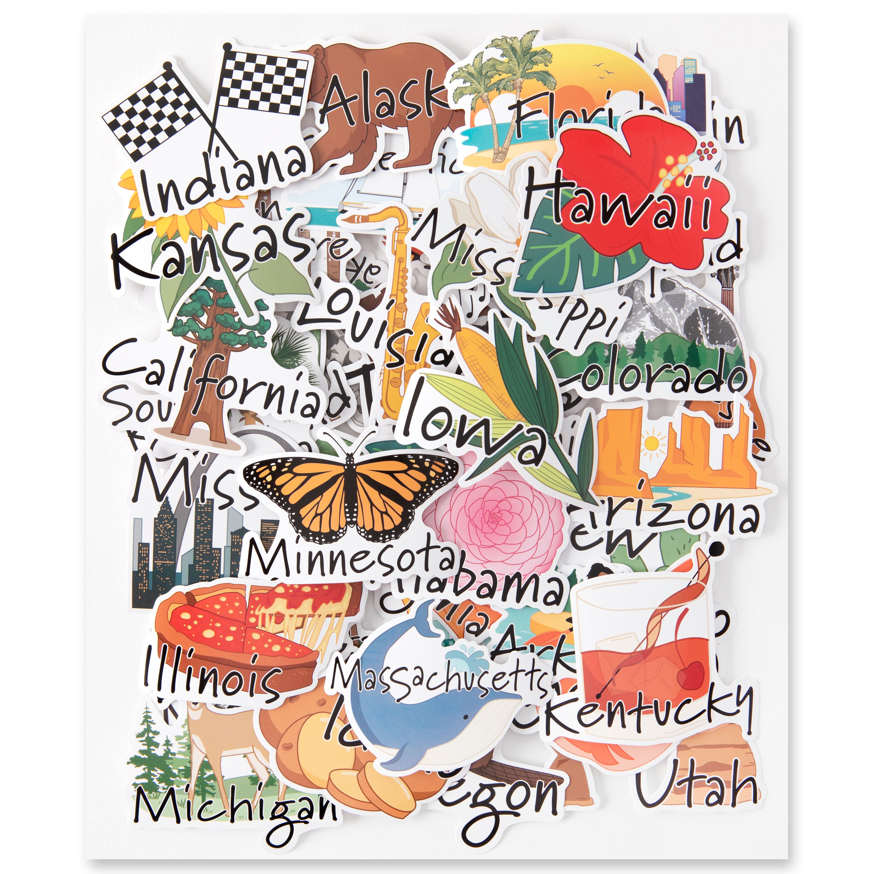 50 States Vinyl Stickers by Recollections™