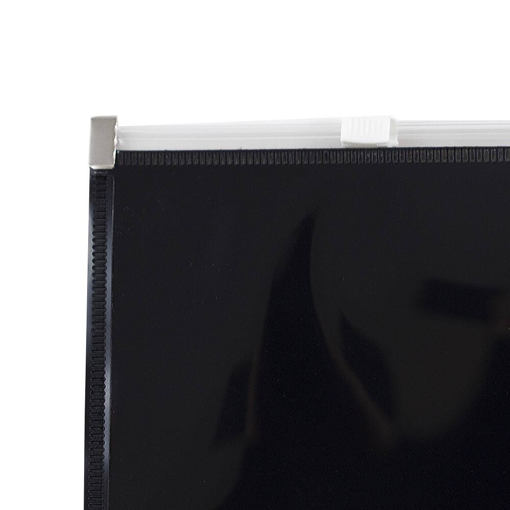 JAM Paper 9.75" x 13" Zip Closure Letter Booklet Plastic Envelopes