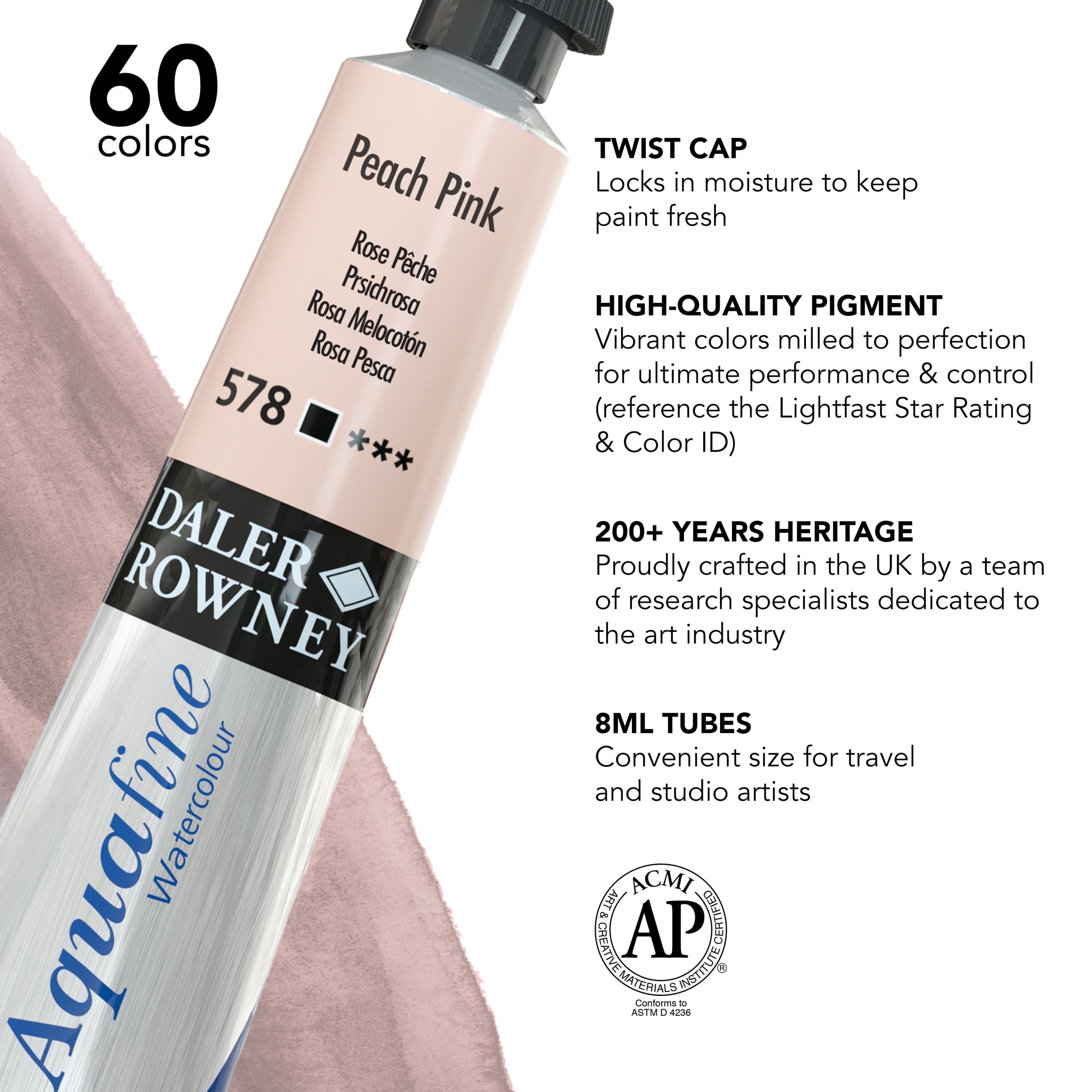 Daler-Rowney&#xAE; Aquafine Watercolour Paint, 8mL
