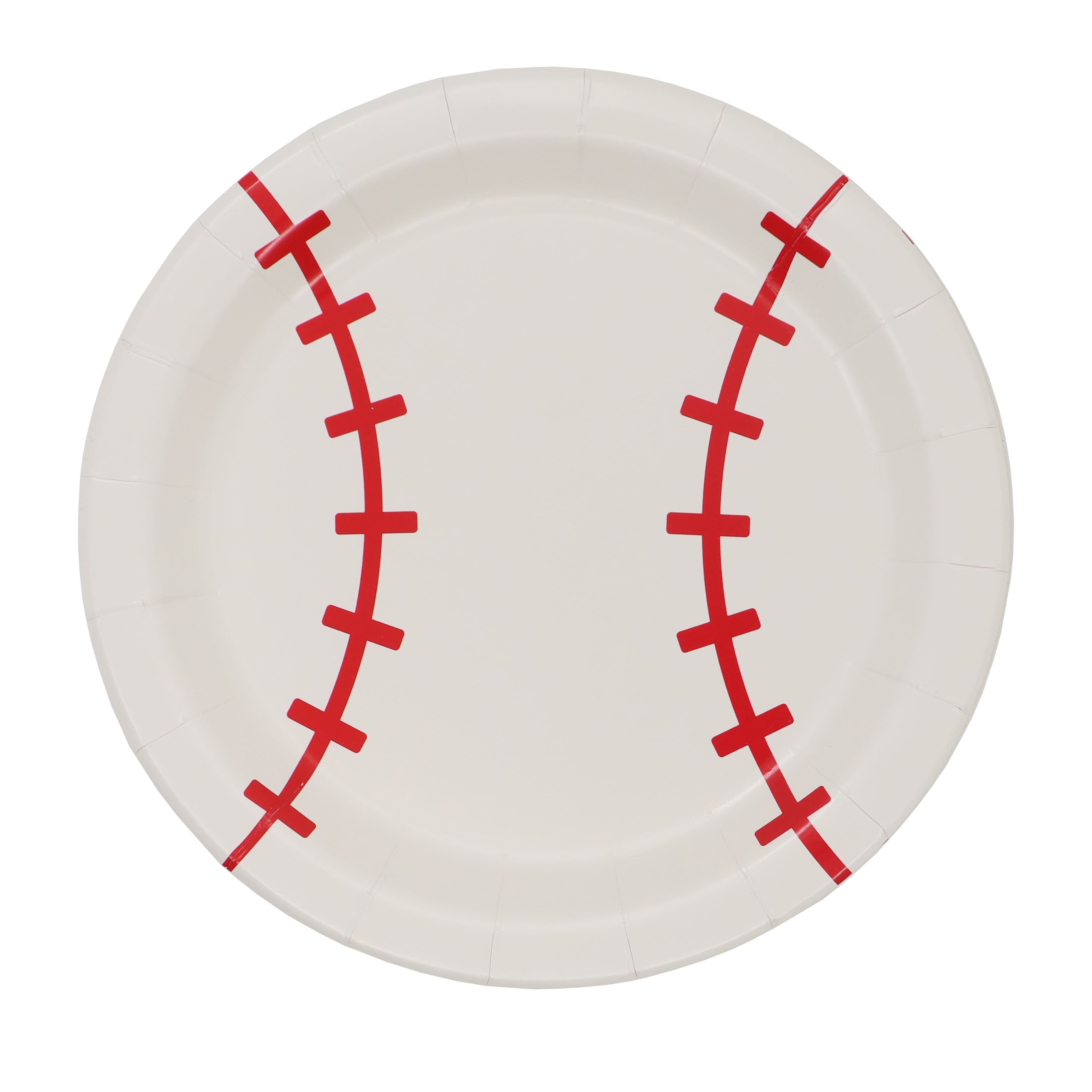 24 Packs: 10 ct. (240 total) 7" Baseball Snack Plates by Celebrate It™