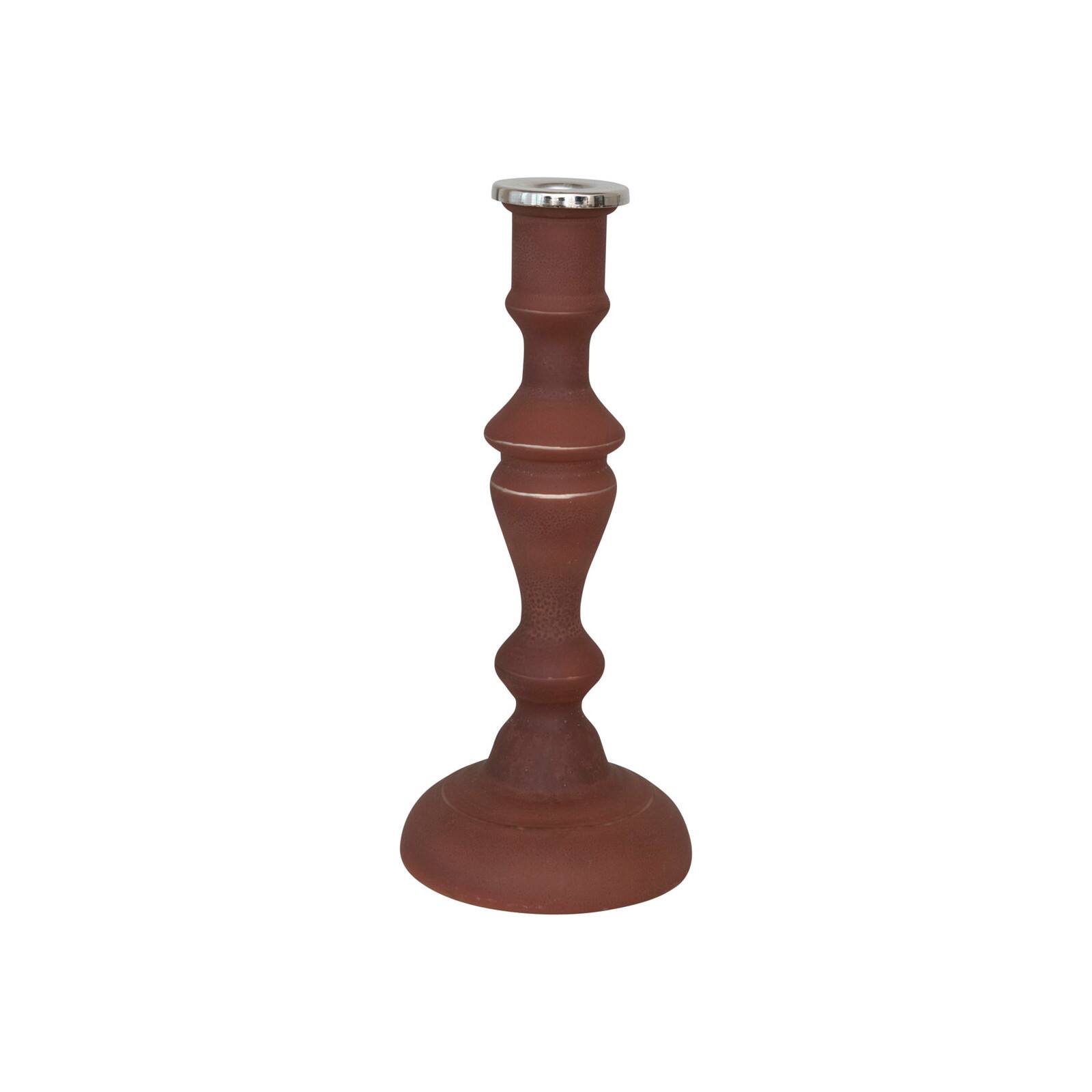Hello Honey&#xAE; 9&#x22; Mercury Glass Taper Candle Holder
