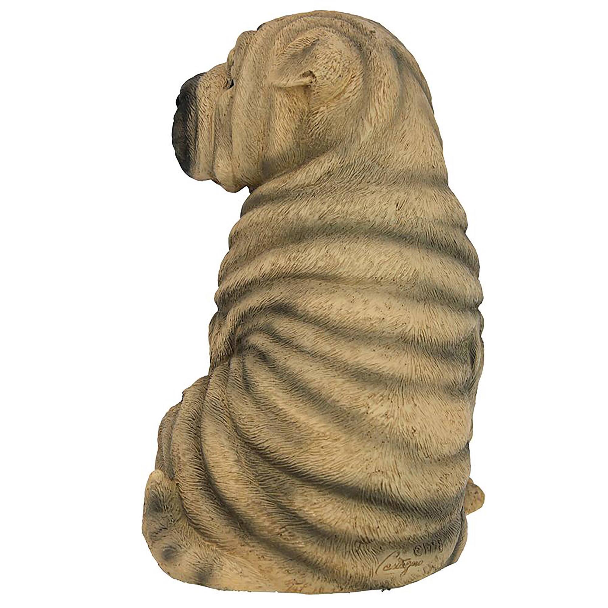 Design Toscano 9&#x22; Shar-Pei Puppy Dog Statue