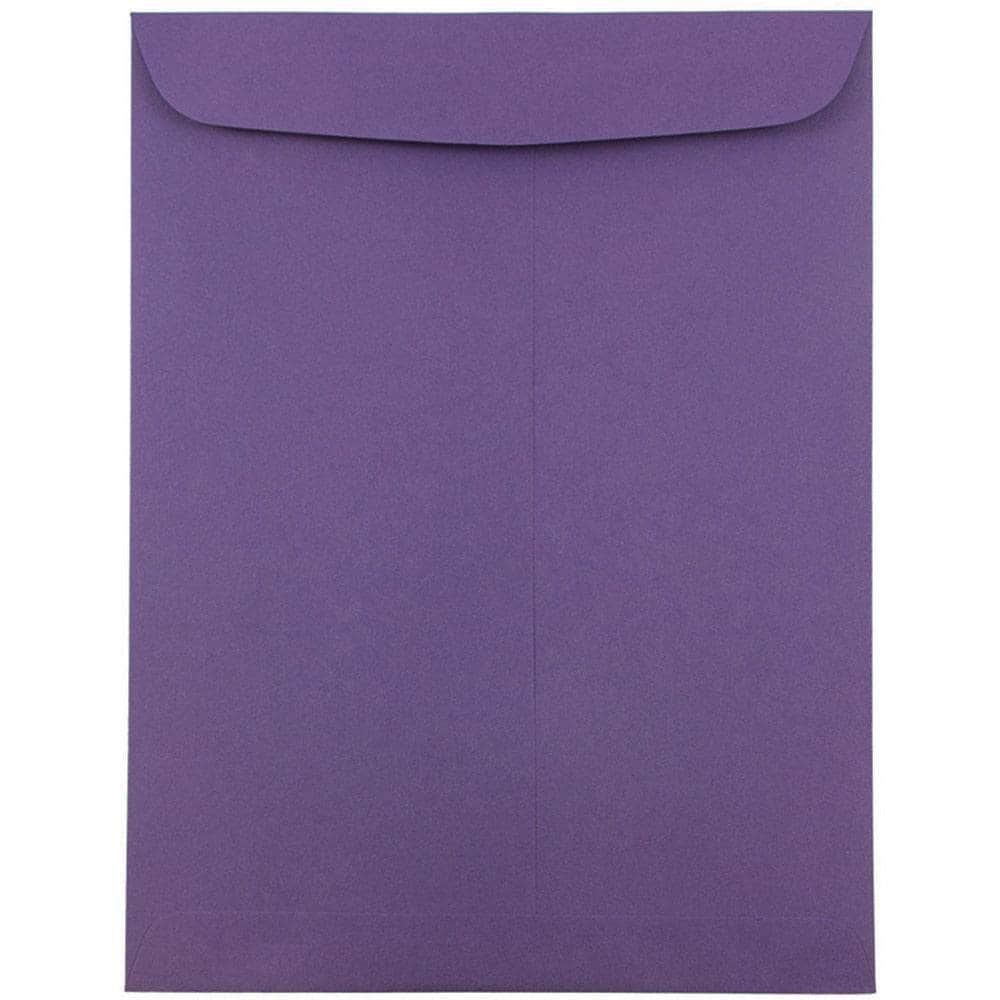 JAM Paper 9" x 12" Dark Purple Open End Catalog Premium Envelopes
