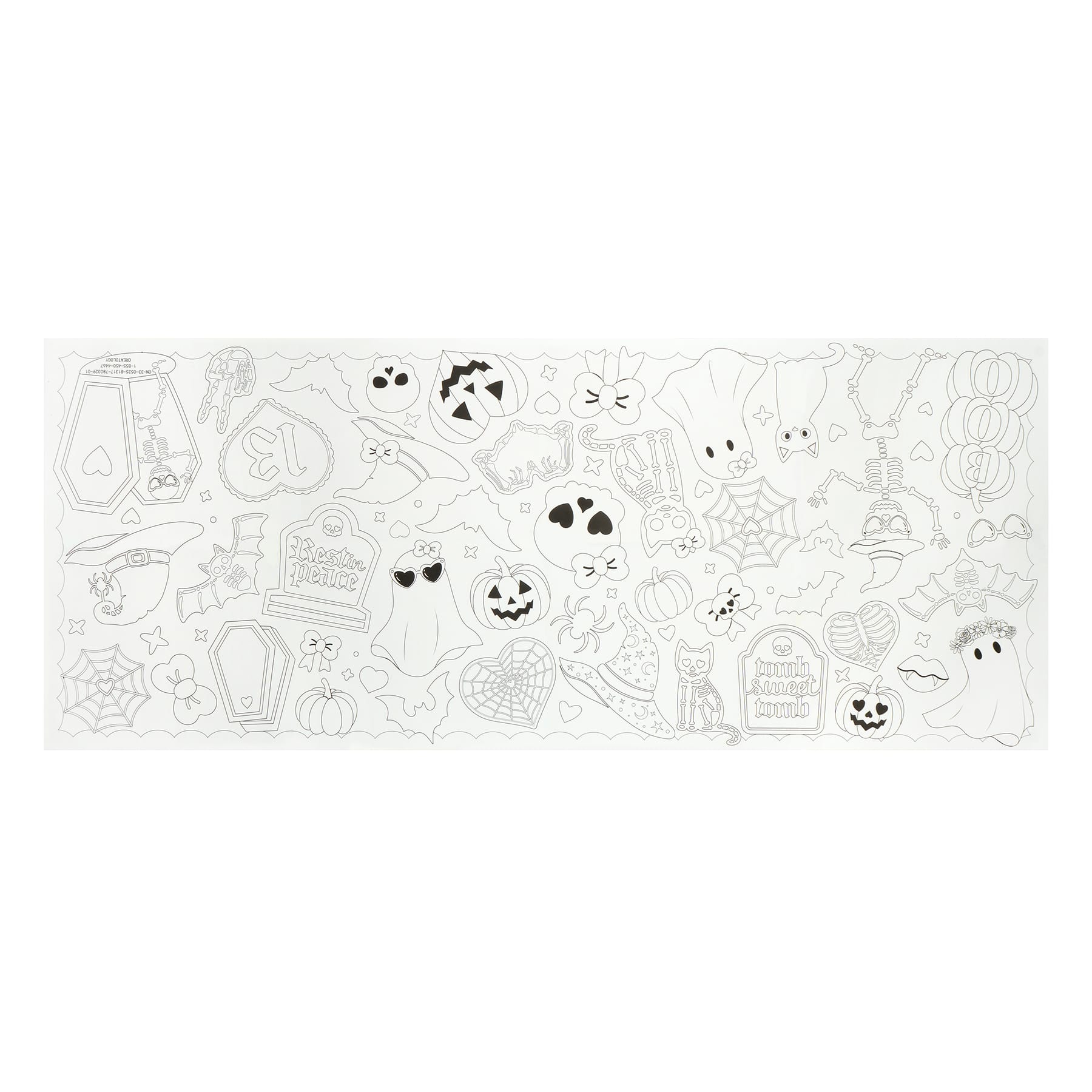 Sweet &#x26; Spooky Color-In Poster by Creatology&#x2122;