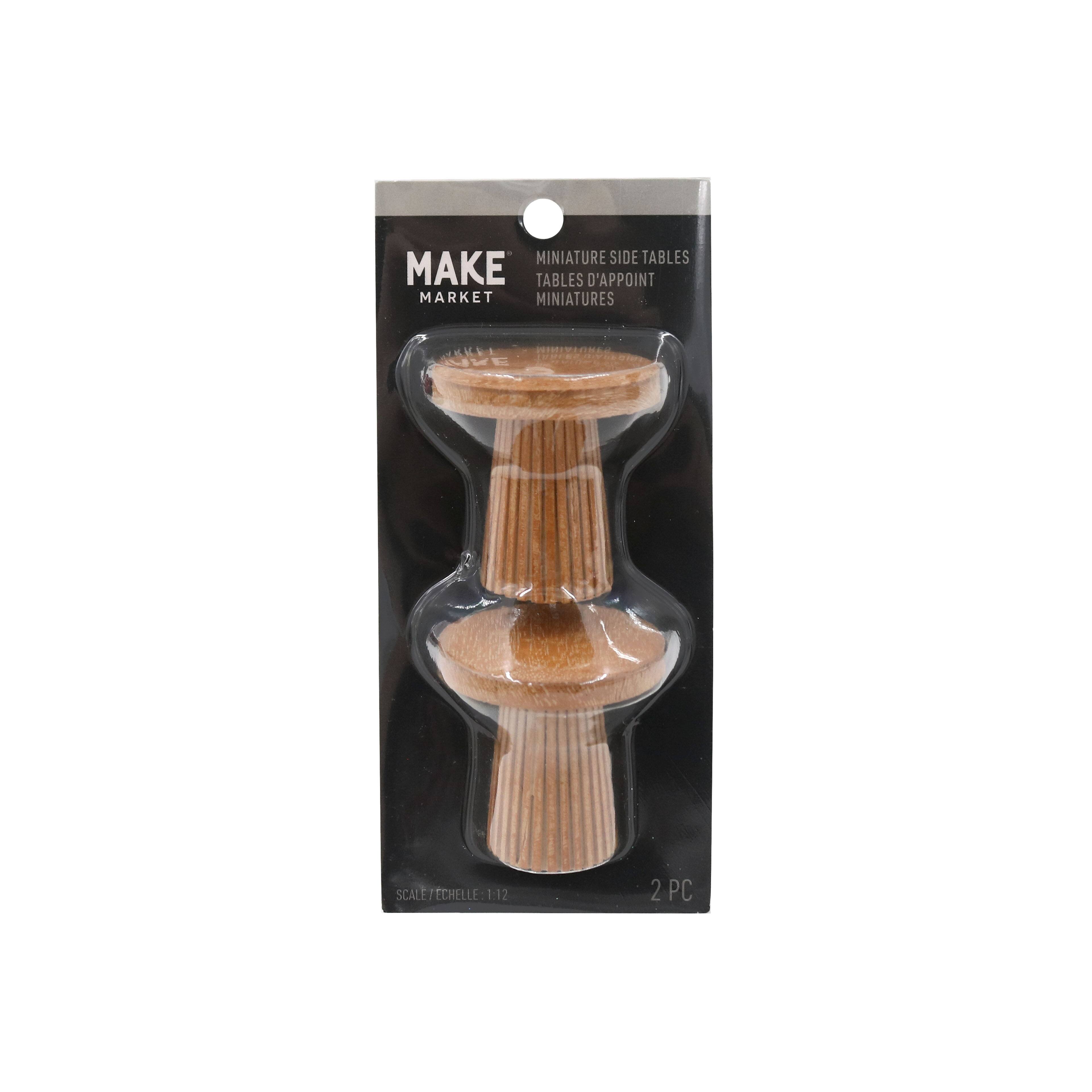 Mini Brown Side Tables, 2ct. by Make Market&#xAE;