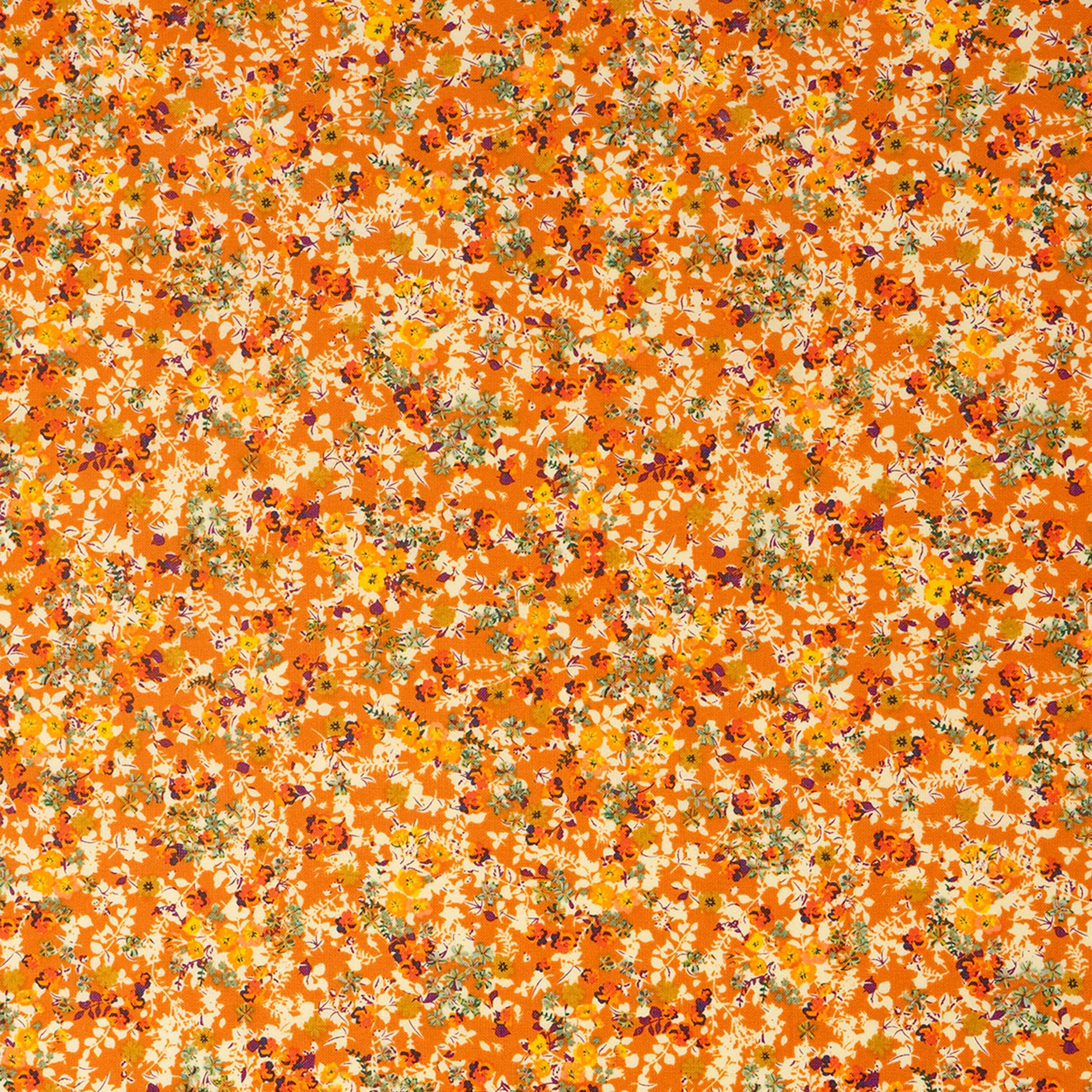 SINGER Orange Butterfly Cotton Fabric Bundle