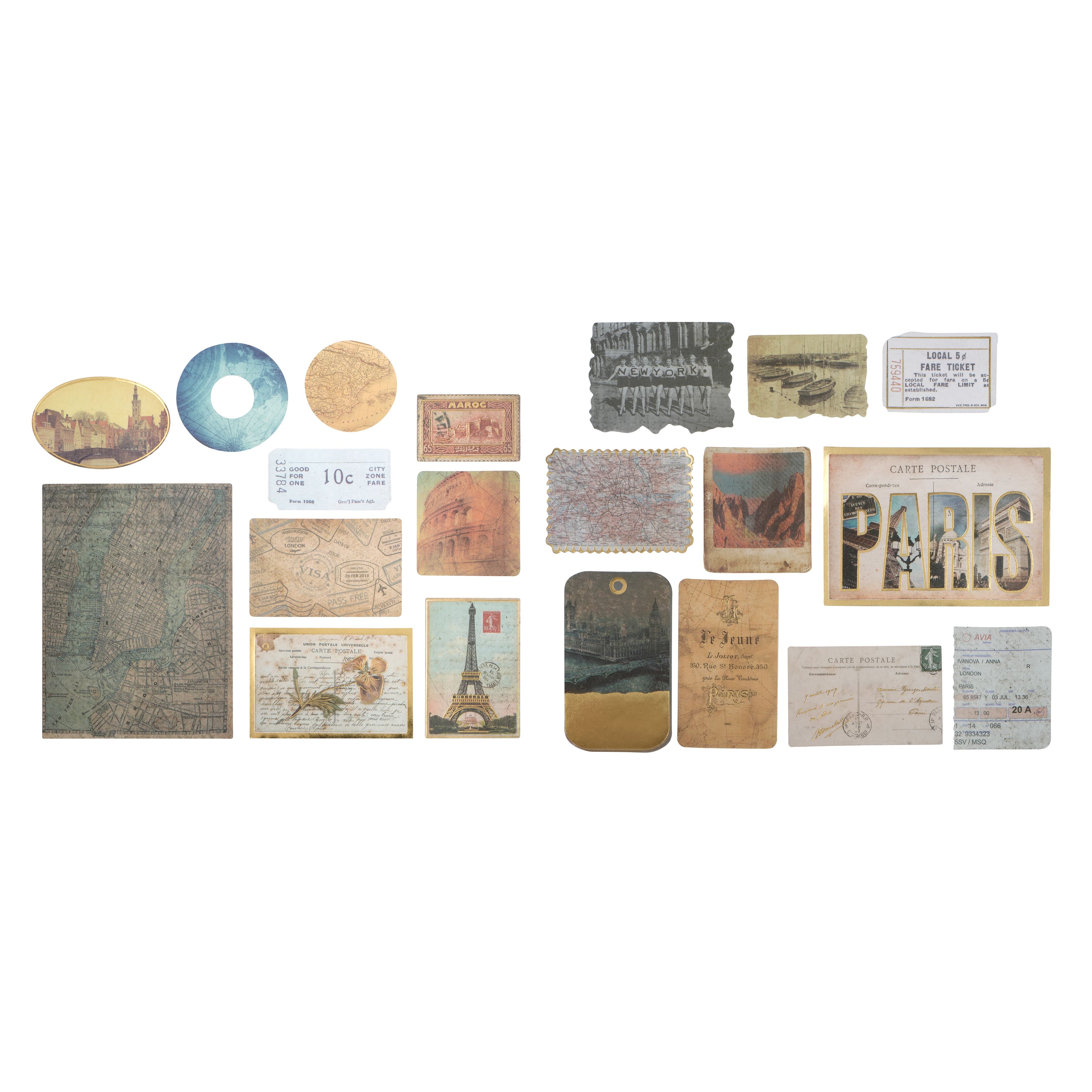 Travel Vellum Ephemera by Recollections&#x2122;