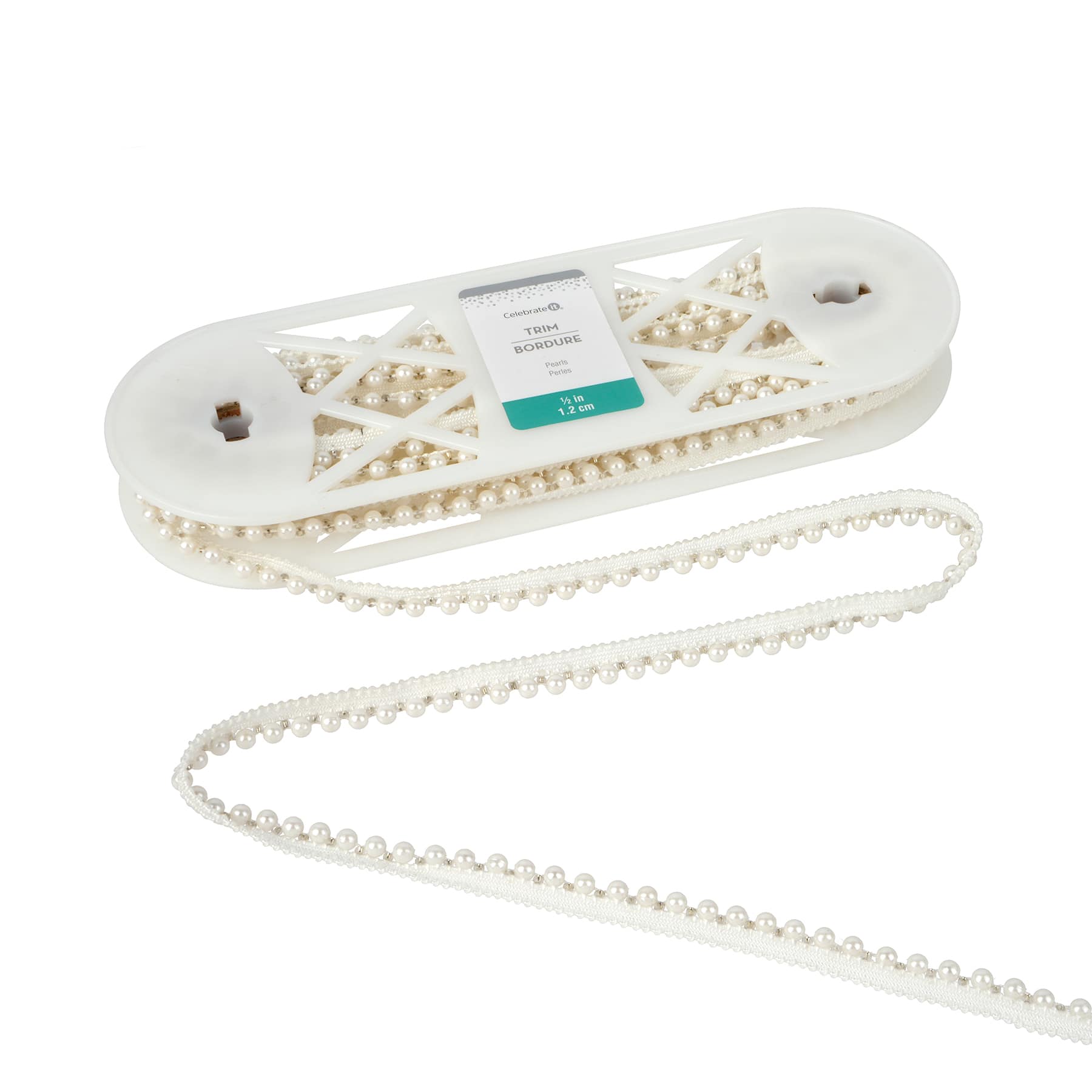 1/2&#x22; Ivory Pearl Bead Trim by Celebrate It&#xAE;