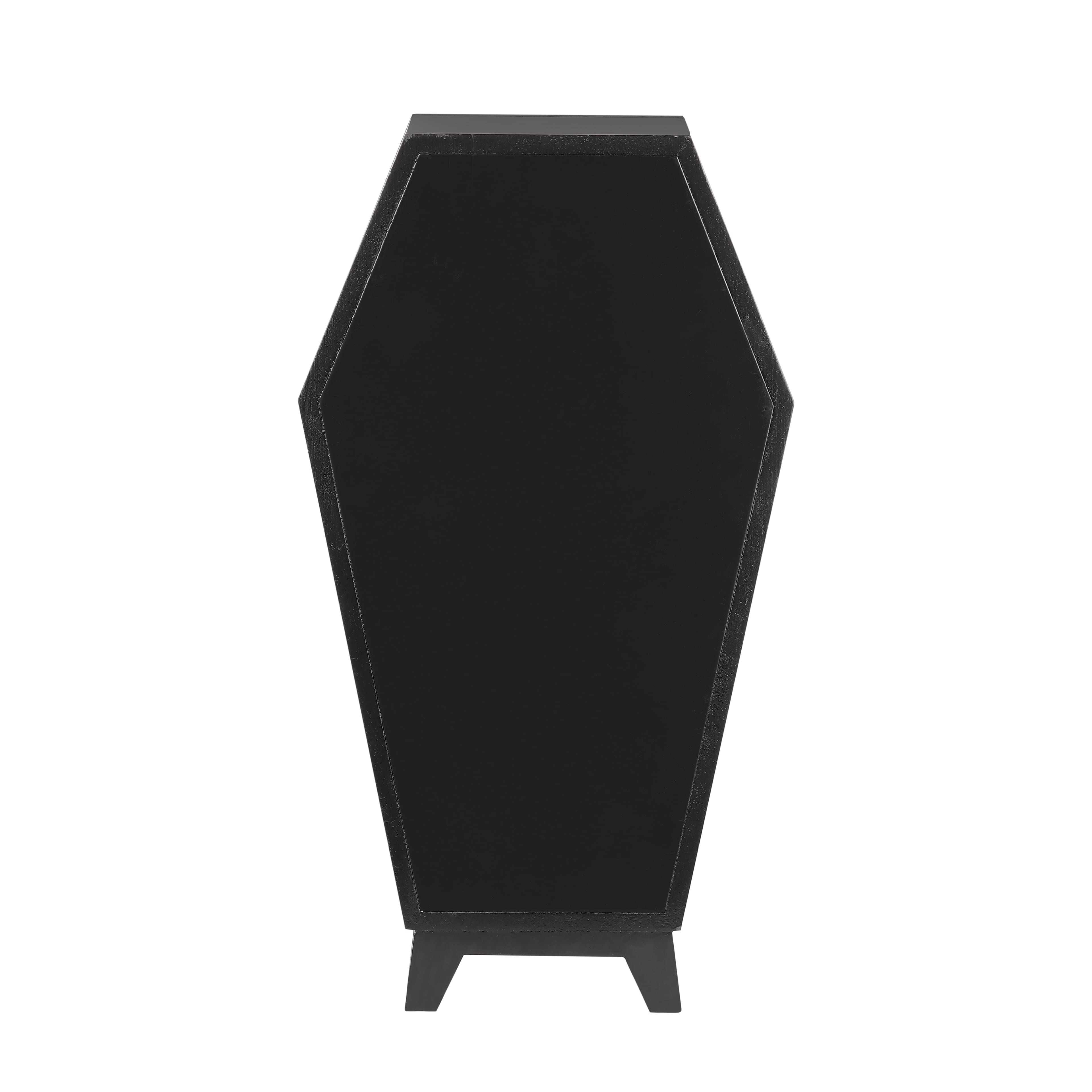 14&#x22; Black &#x26; Pink Leopard Print Coffin Tabletop D&#xE9;cor by Ashland&#xAE;