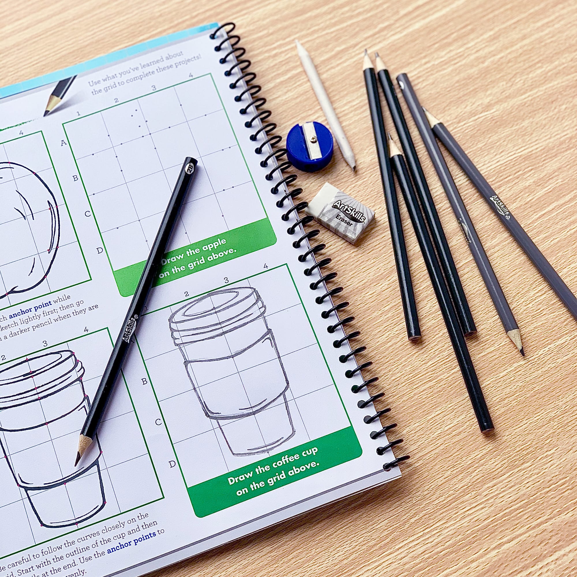 ArtSkills® Art Class Basics Learn to Draw Activity with Pencil Set