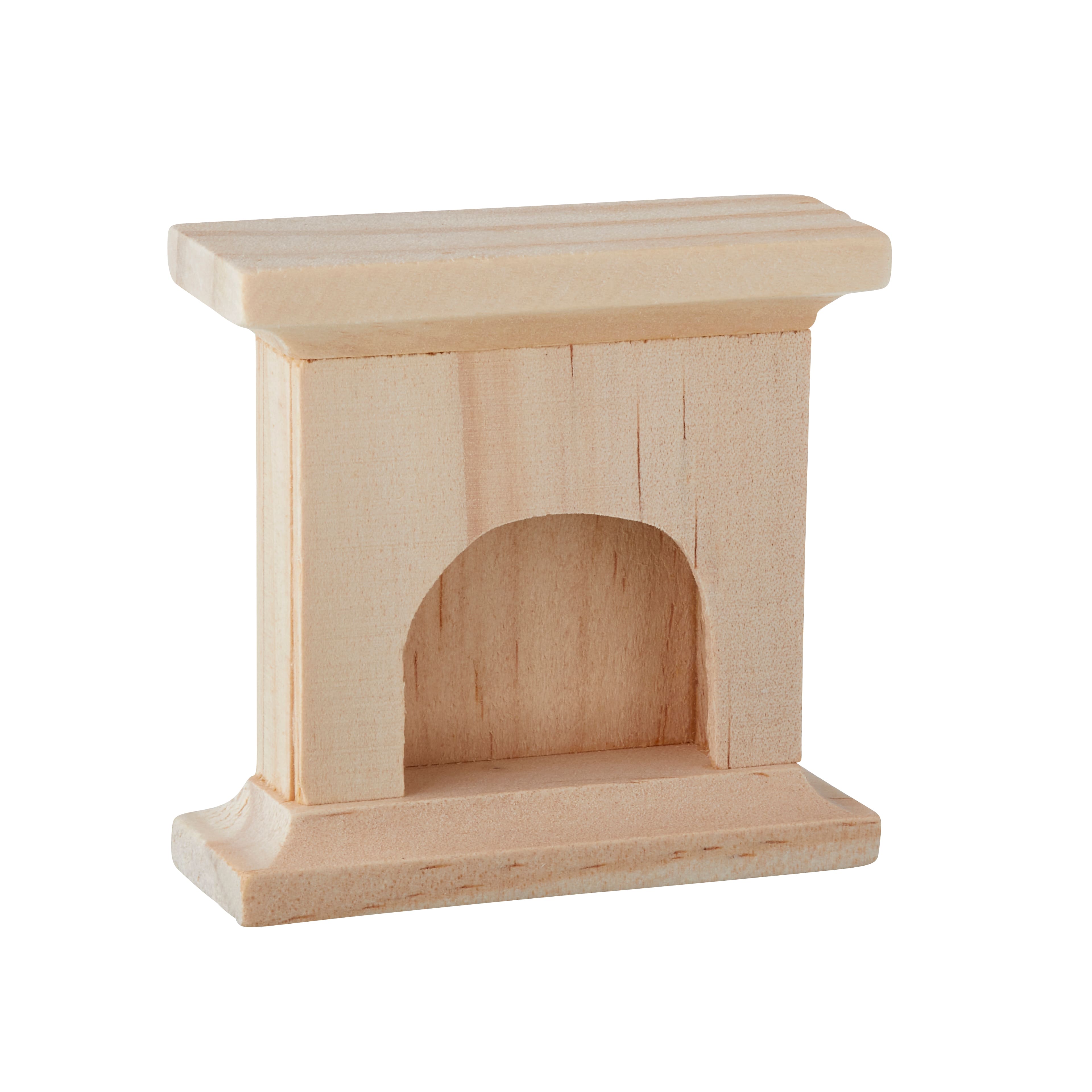 12 Pack: Mini Wood Fireplace by Make Market&#xAE;