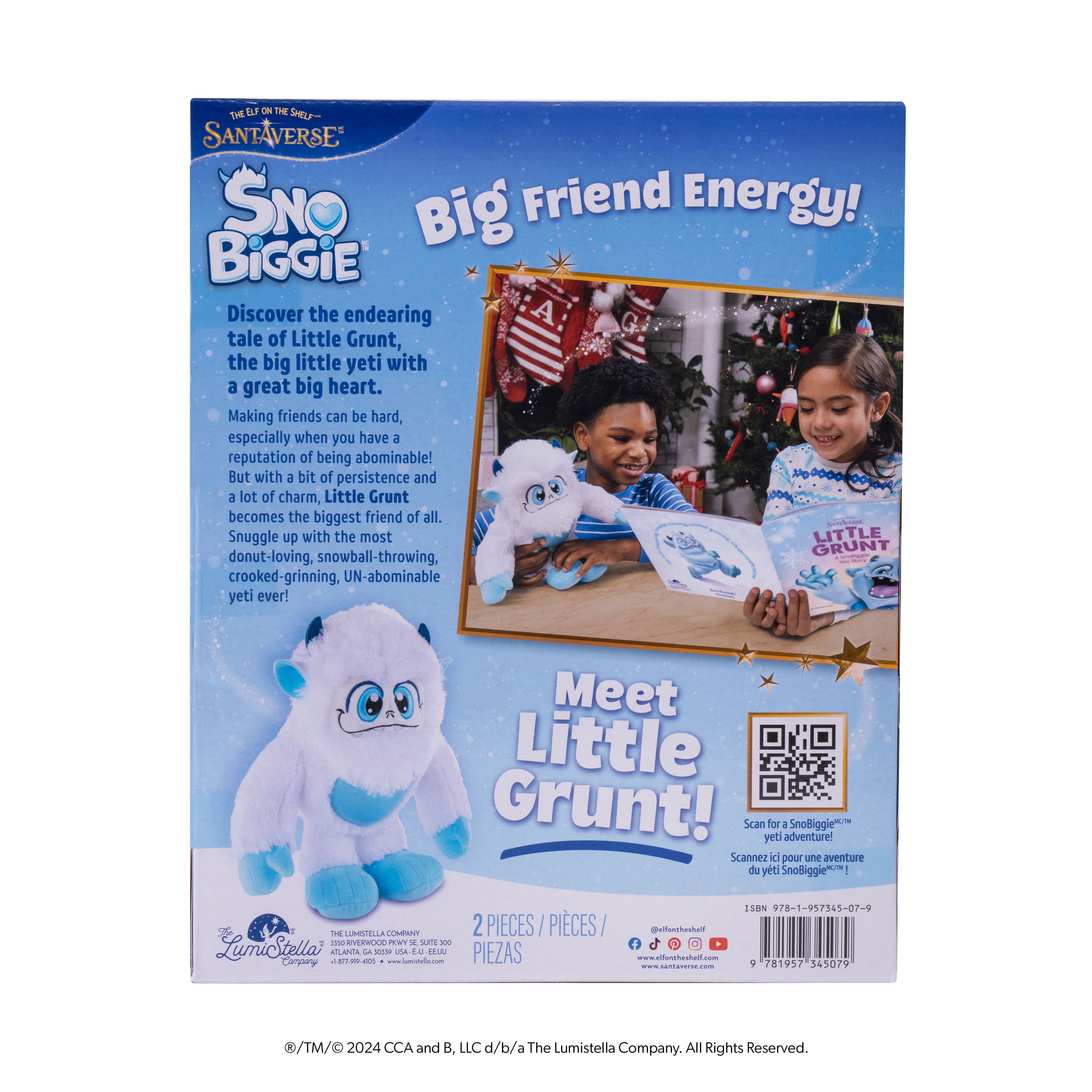 The Elf on the Shelf&#xAE; SnoBiggie&#x2122; Little Grunt Yeti Plush &#x26; Book