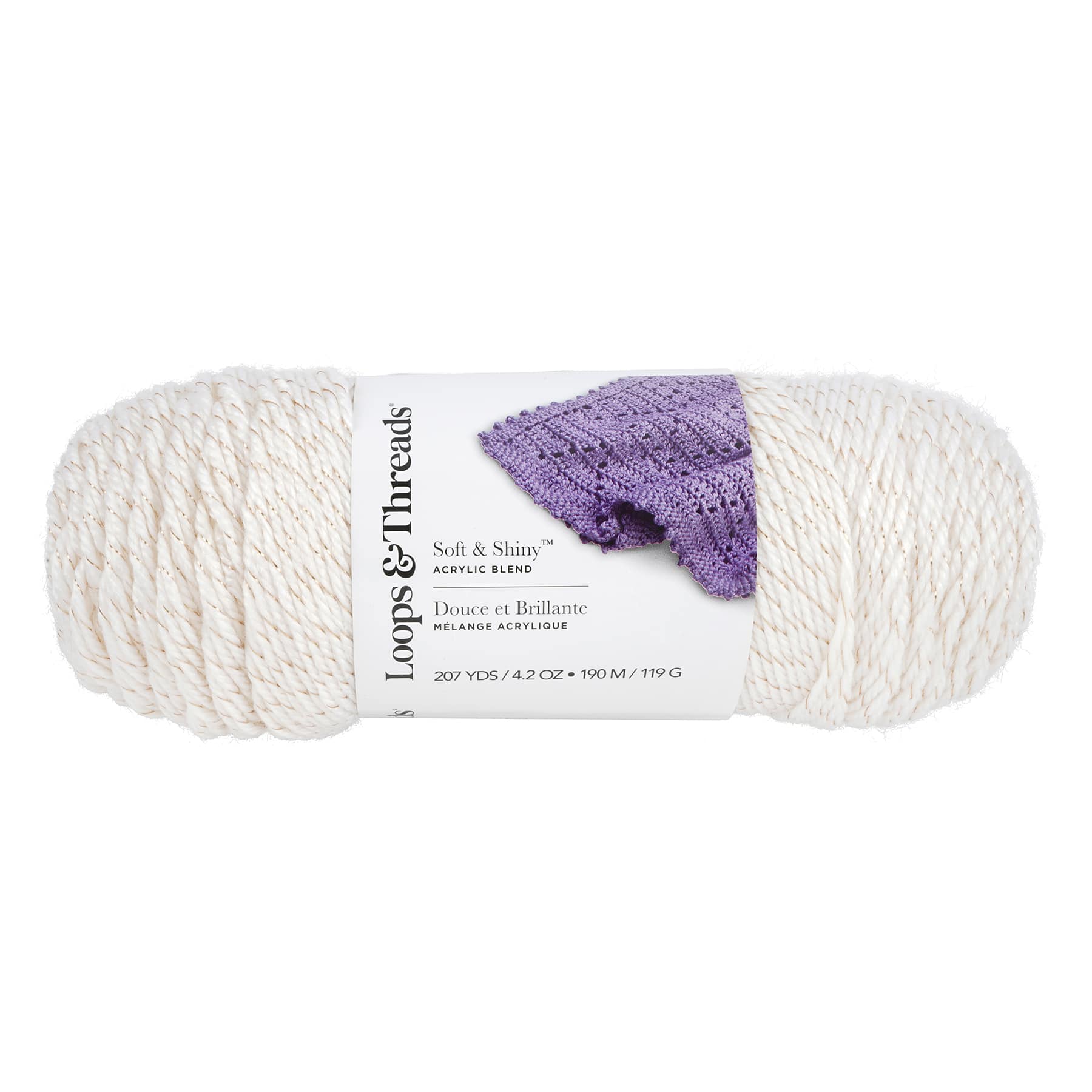 Soft &#x26; Shiny&#x2122; Solid Yarn by Loops &#x26; Threads&#xAE;