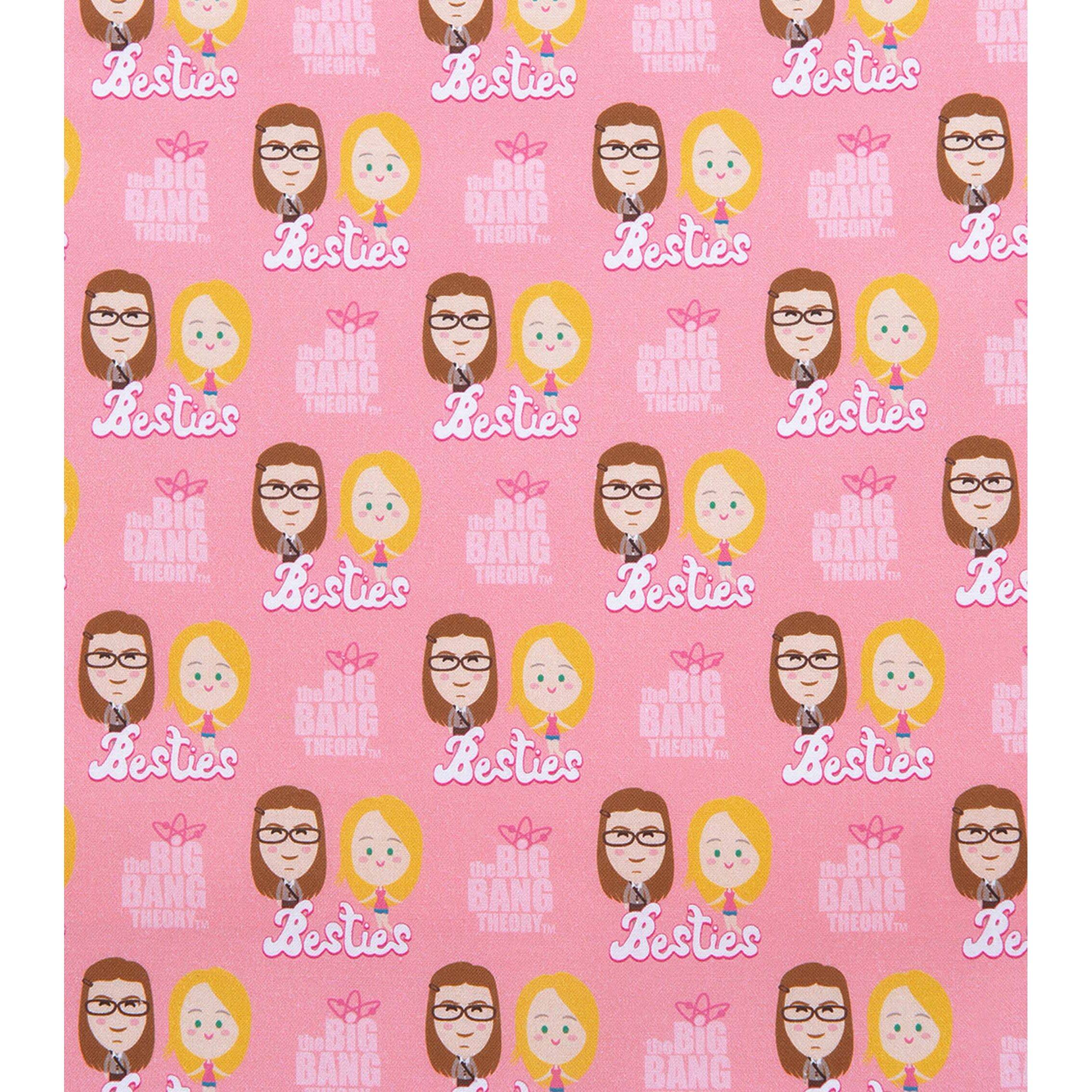 The Big Bang Theory Besties Precut Cotton Fabric