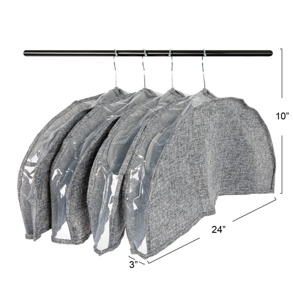 Household Essentials Hanging Garment Shoulder Covers, 4ct.
