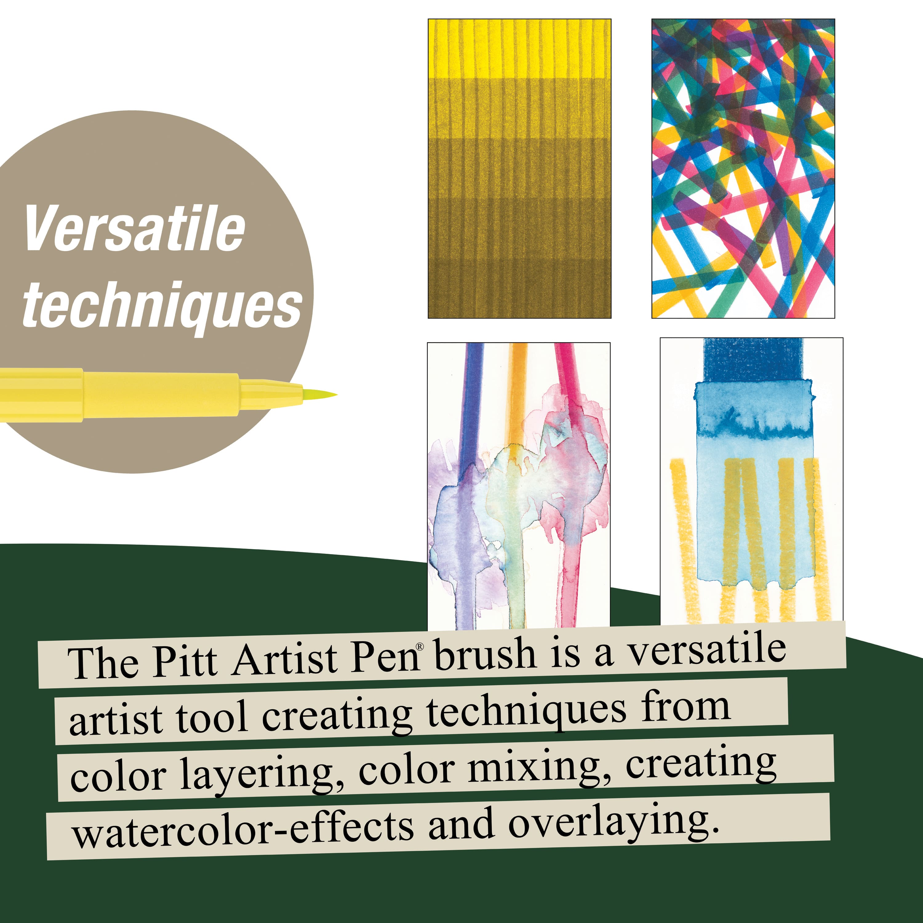 Faber-Castell&#xAE; PITT&#xAE; 6 Color Artist Brush Pen Set