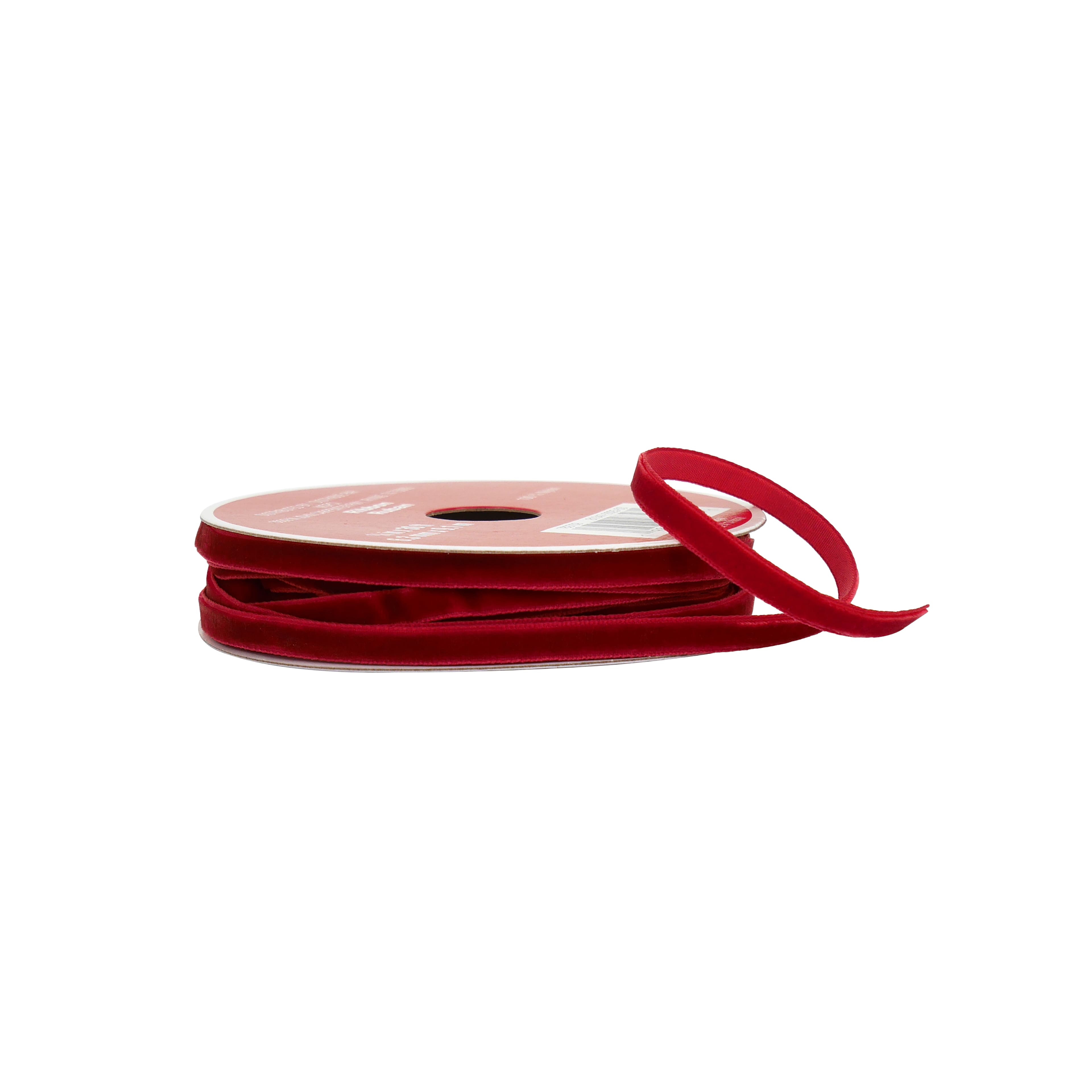 1/4&#x22; x 30ft. Red Velvet Ribbon by Celebrate It&#xAE;