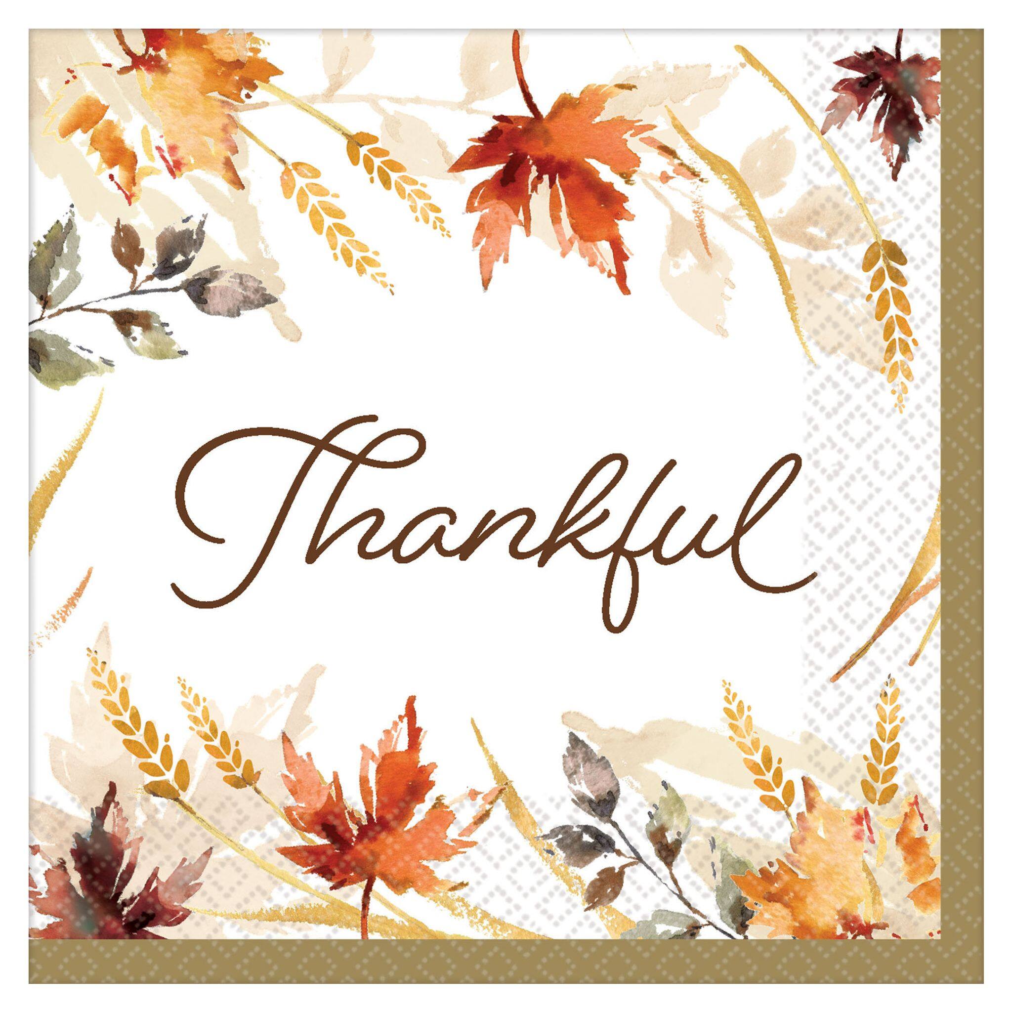 Classic Thanksgiving Beverage Napkins, 125ct. By Amscan | Michaels®