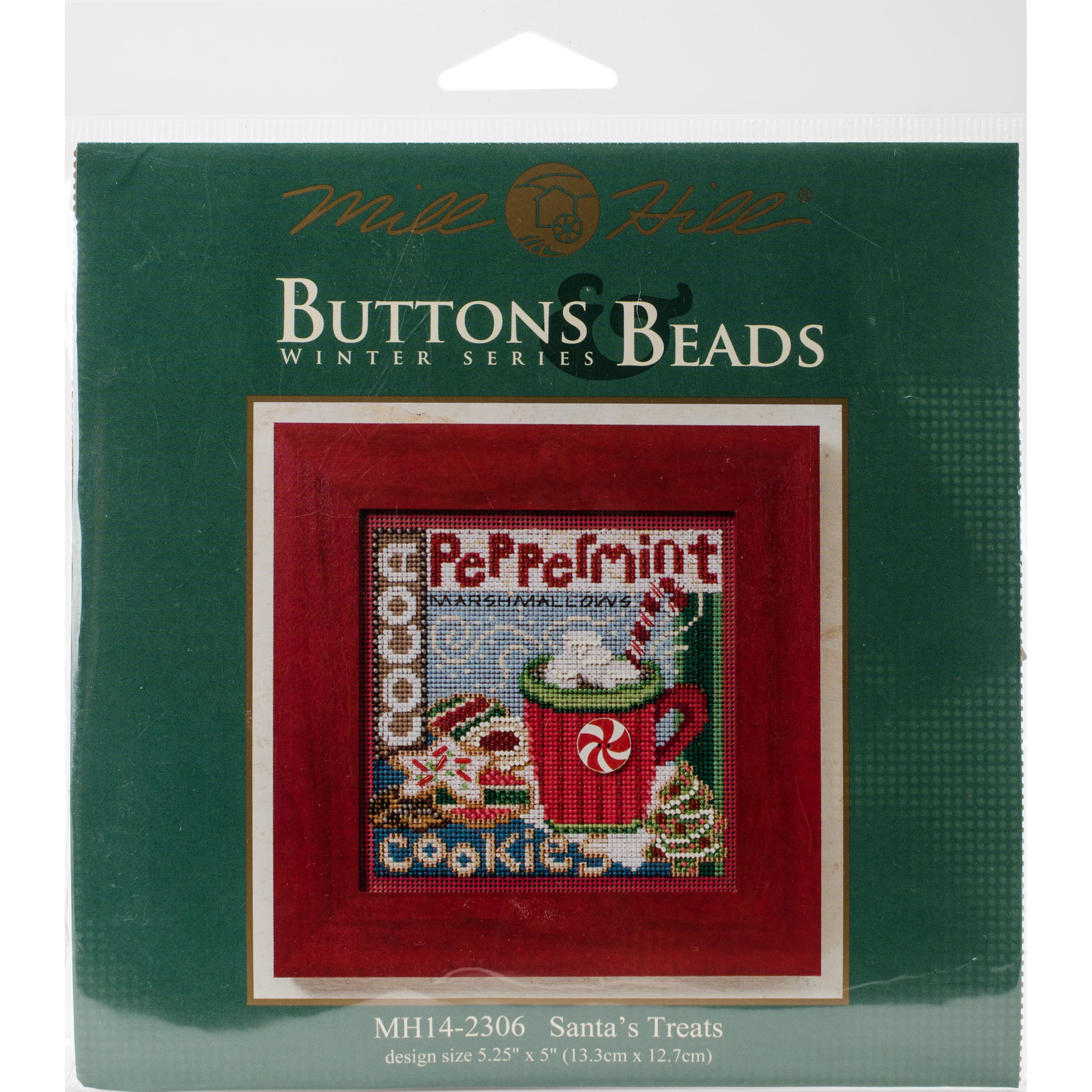 Mill Hill® Buttons & Beads Santa's Treats Winter Counted Cross Stitch Kit