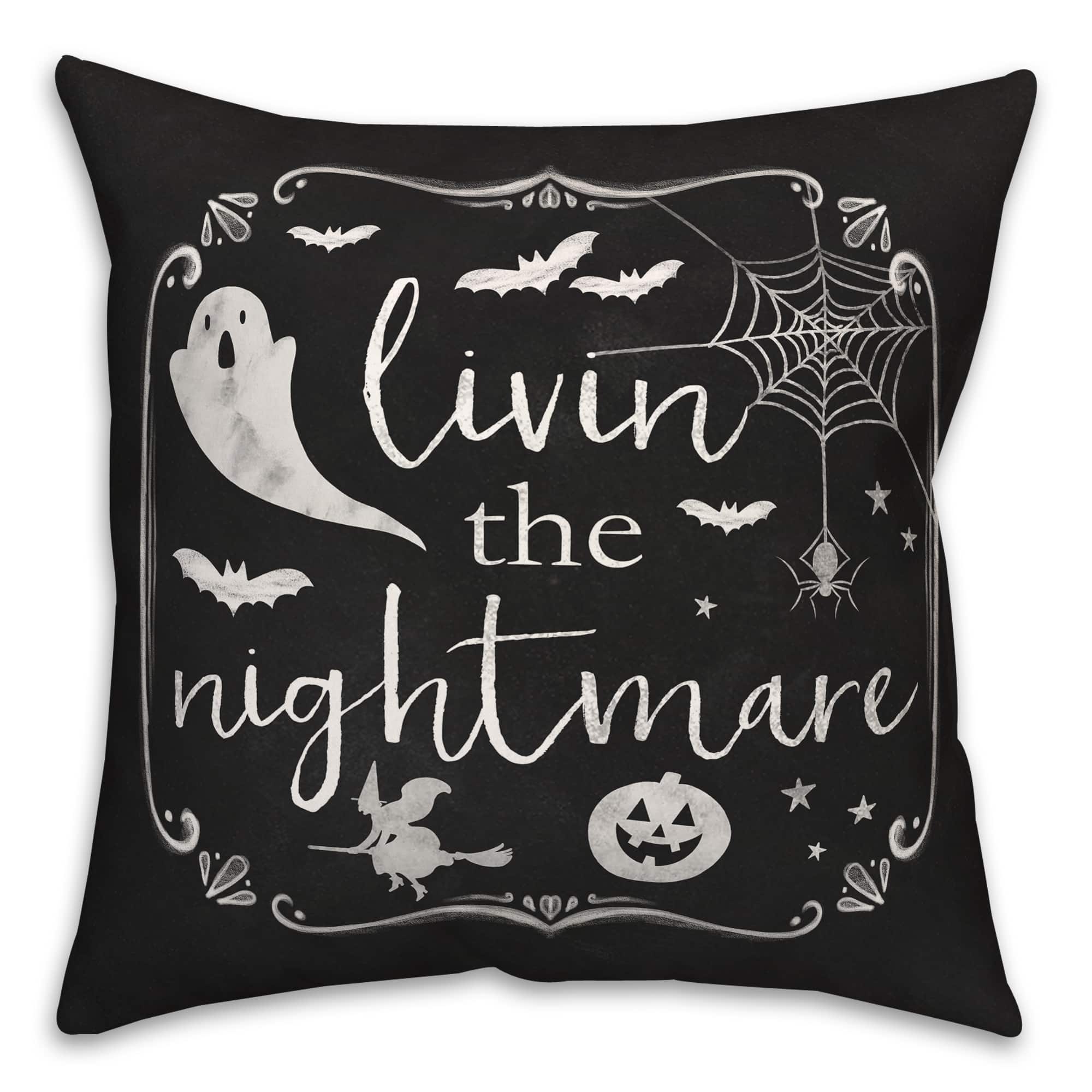 Livin The Nightmare Throw Pillow