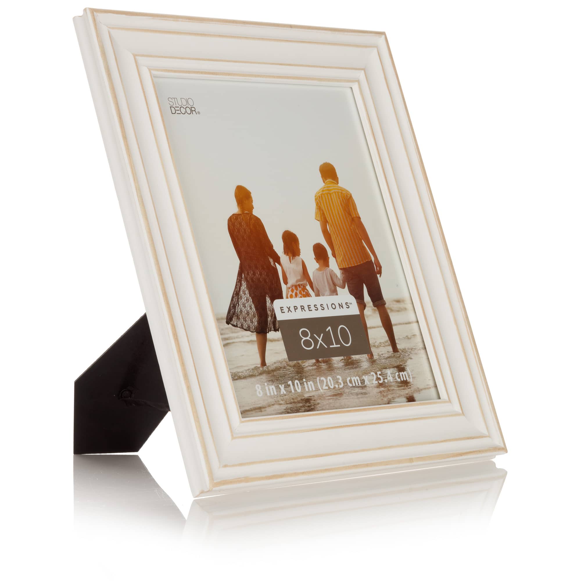12 Pack: White with Distressed Edges Frame, Expressions&#x2122; by Studio D&#xE9;cor&#xAE;