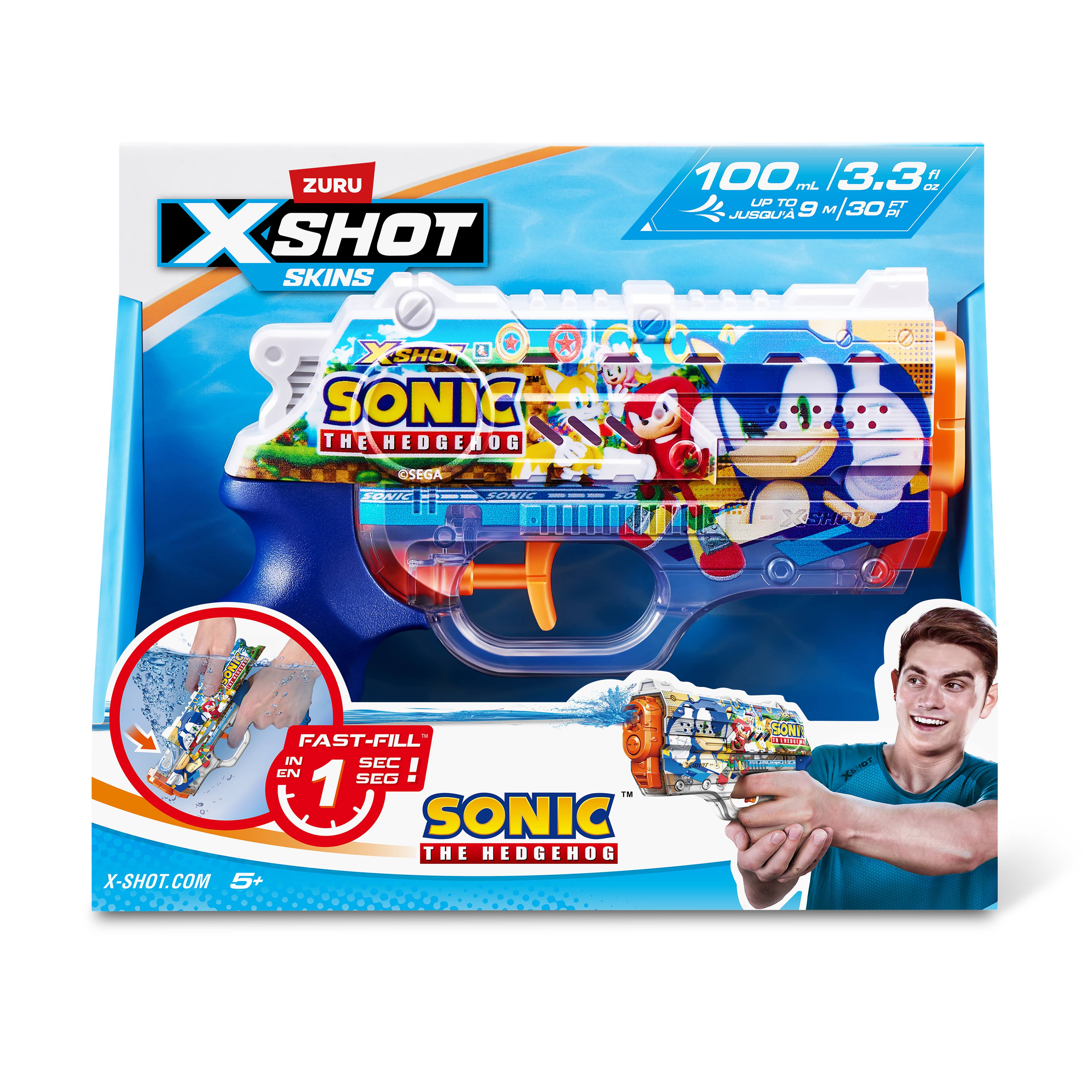 Zuru X-Shot Nano Sonic the Hedgehog™ Fast-Fill Water Blaster