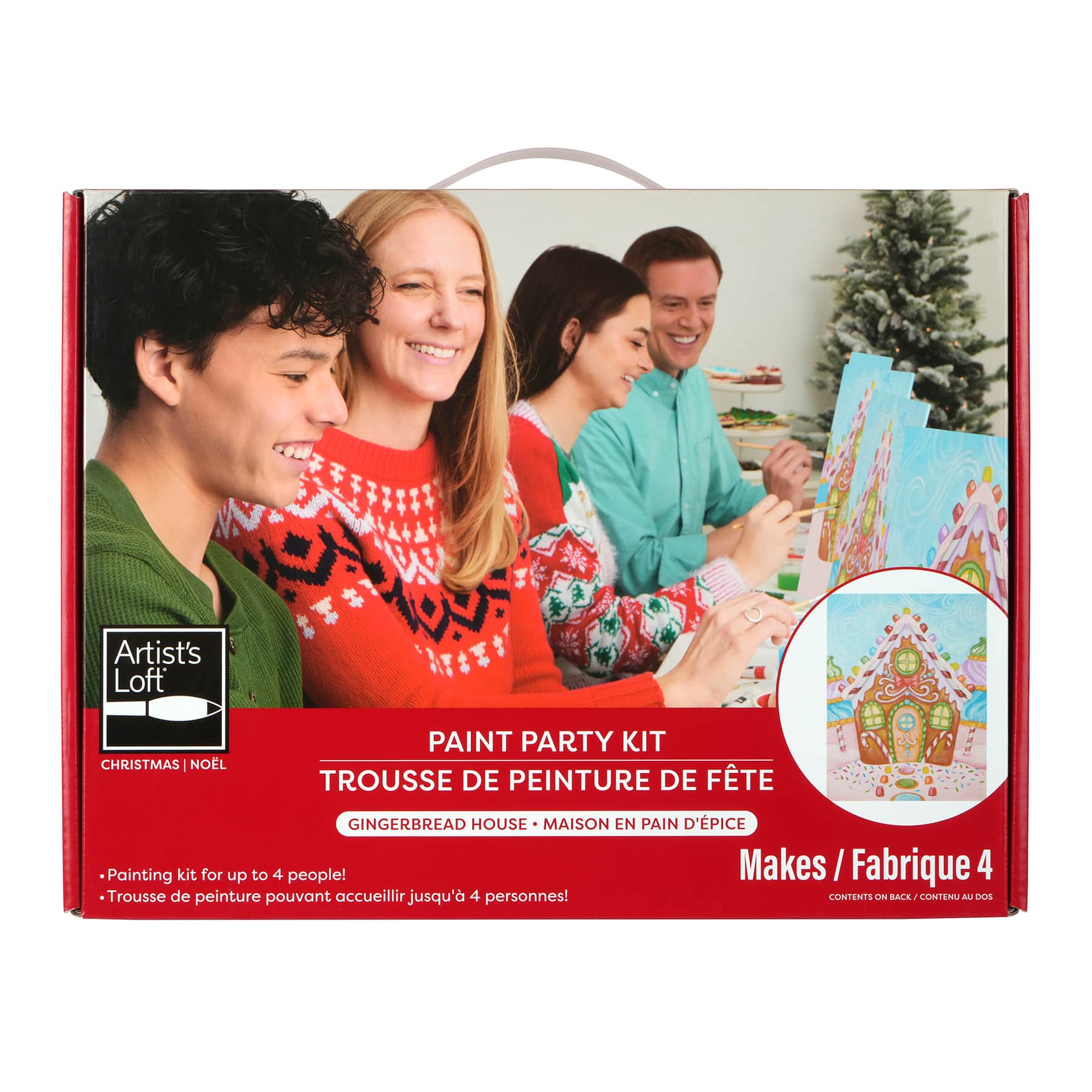Gingerbread House Paint Party Kit by Artist's Loft™