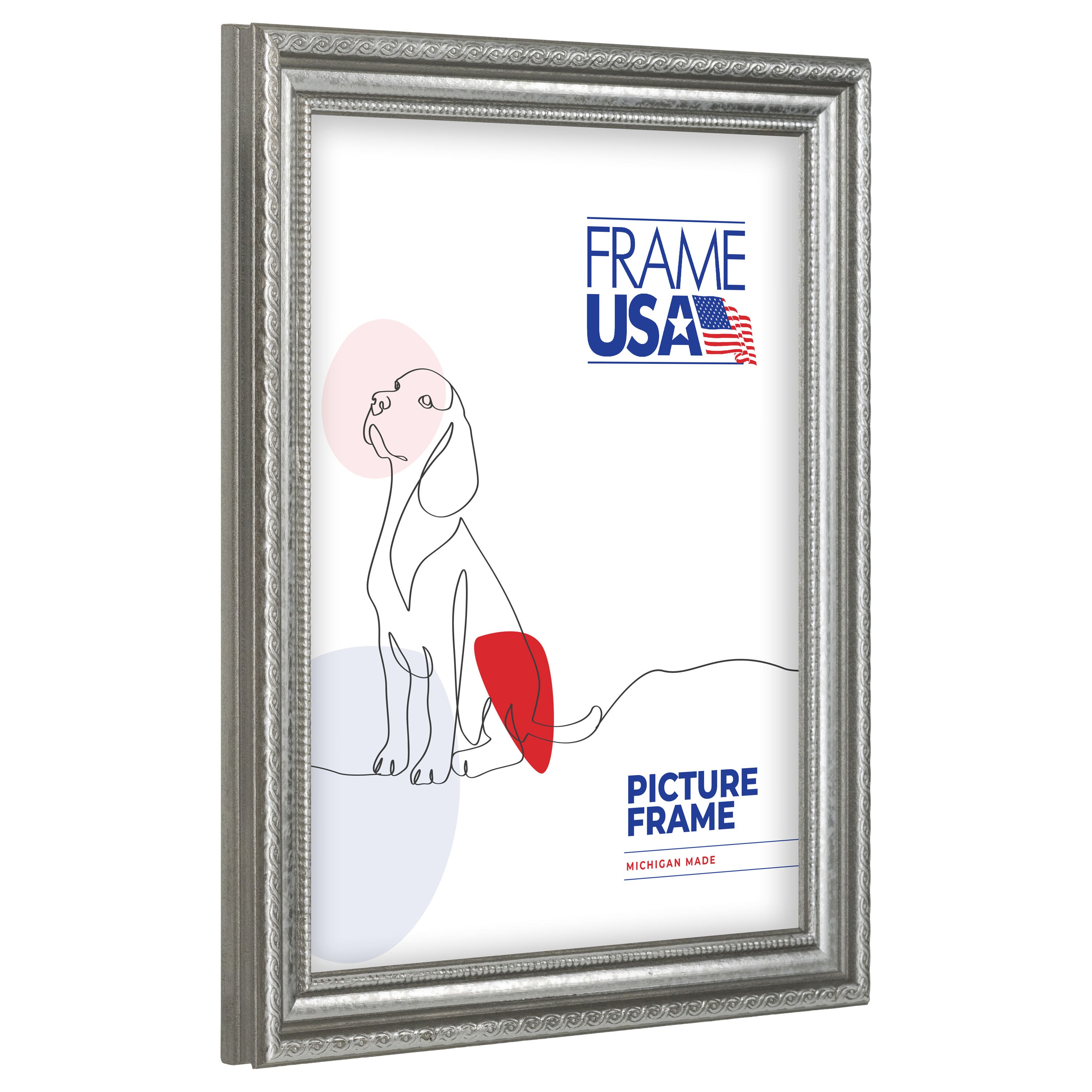 Frame USA American Value Medium Silver Single Image Picture Frame