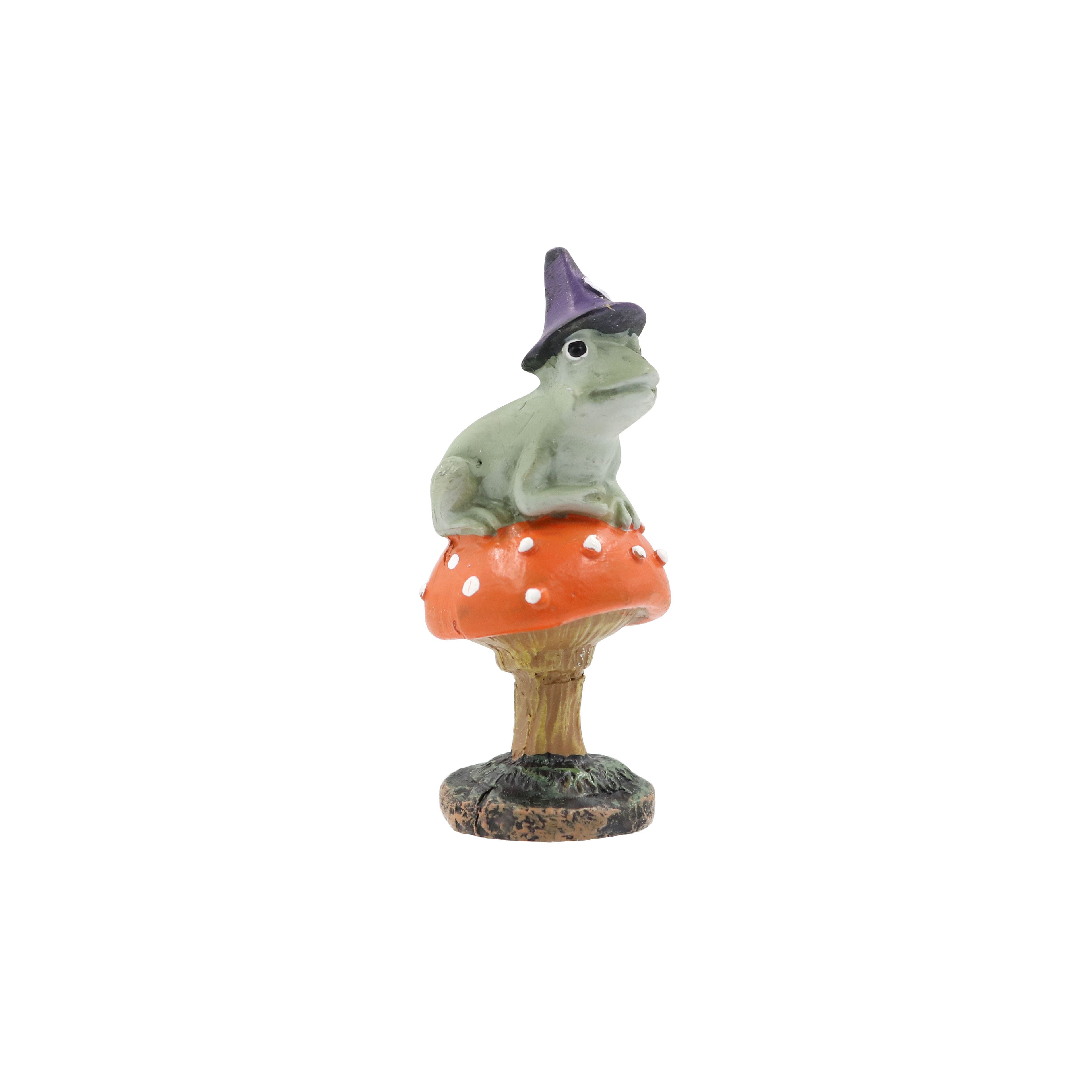 Mini Frog Sitting on Mushroom by Ashland&#xAE;