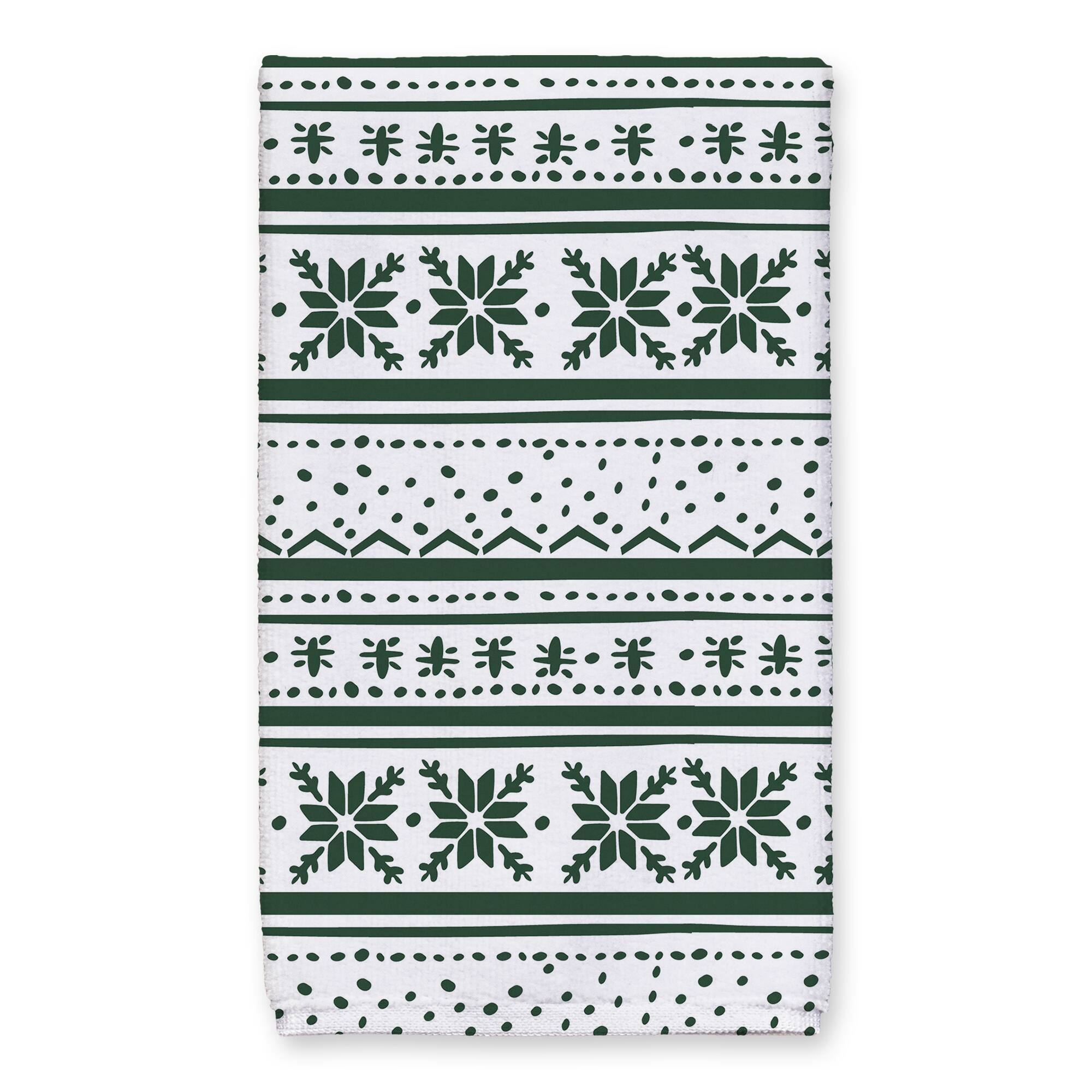 Watercolor Christmas Tree Tea Towel Set