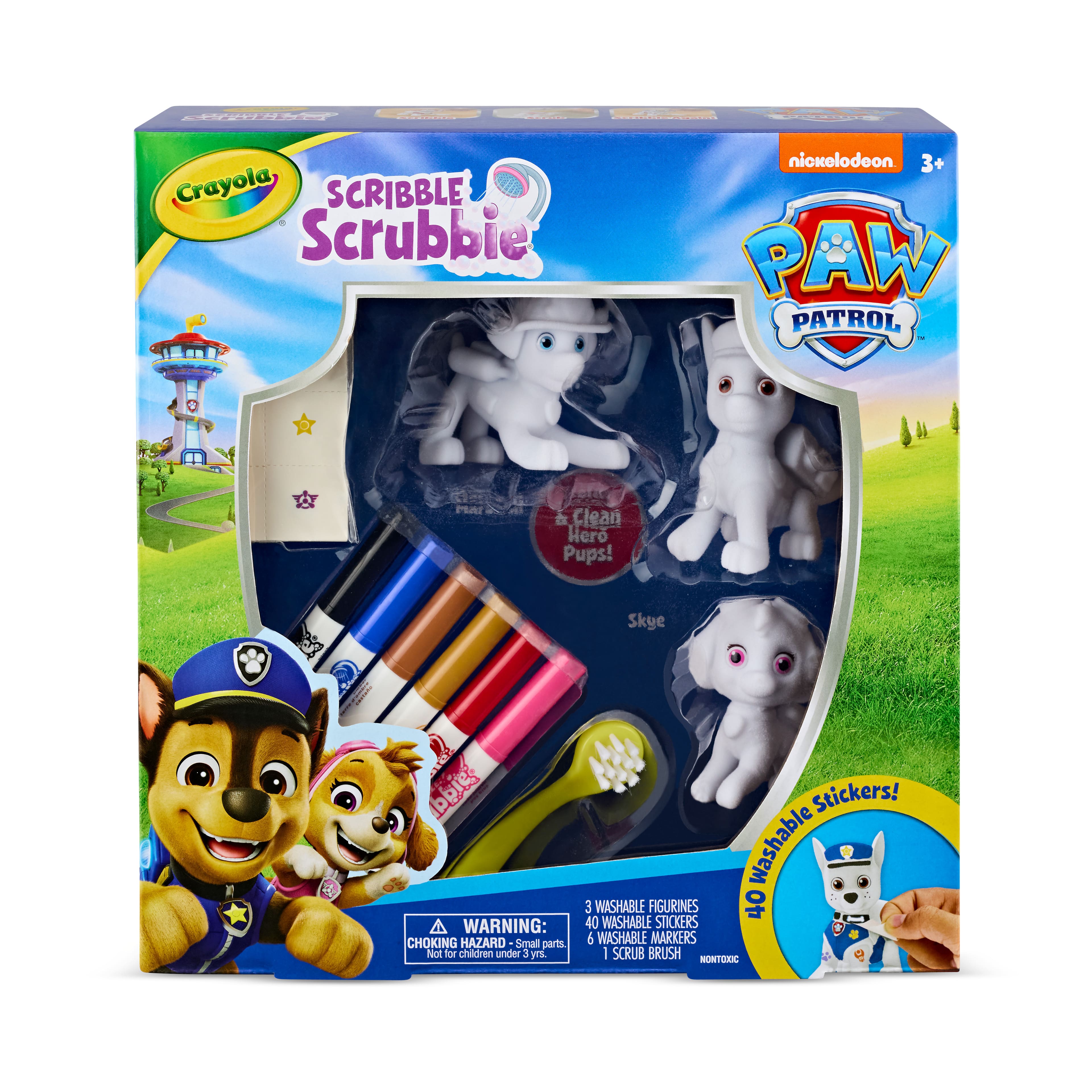 Crayola&#xAE; Scribble Scrubbie&#xAE; Pets PAW Patrol&#x2122; &#x26; Washable Sticker Set, 3ct.