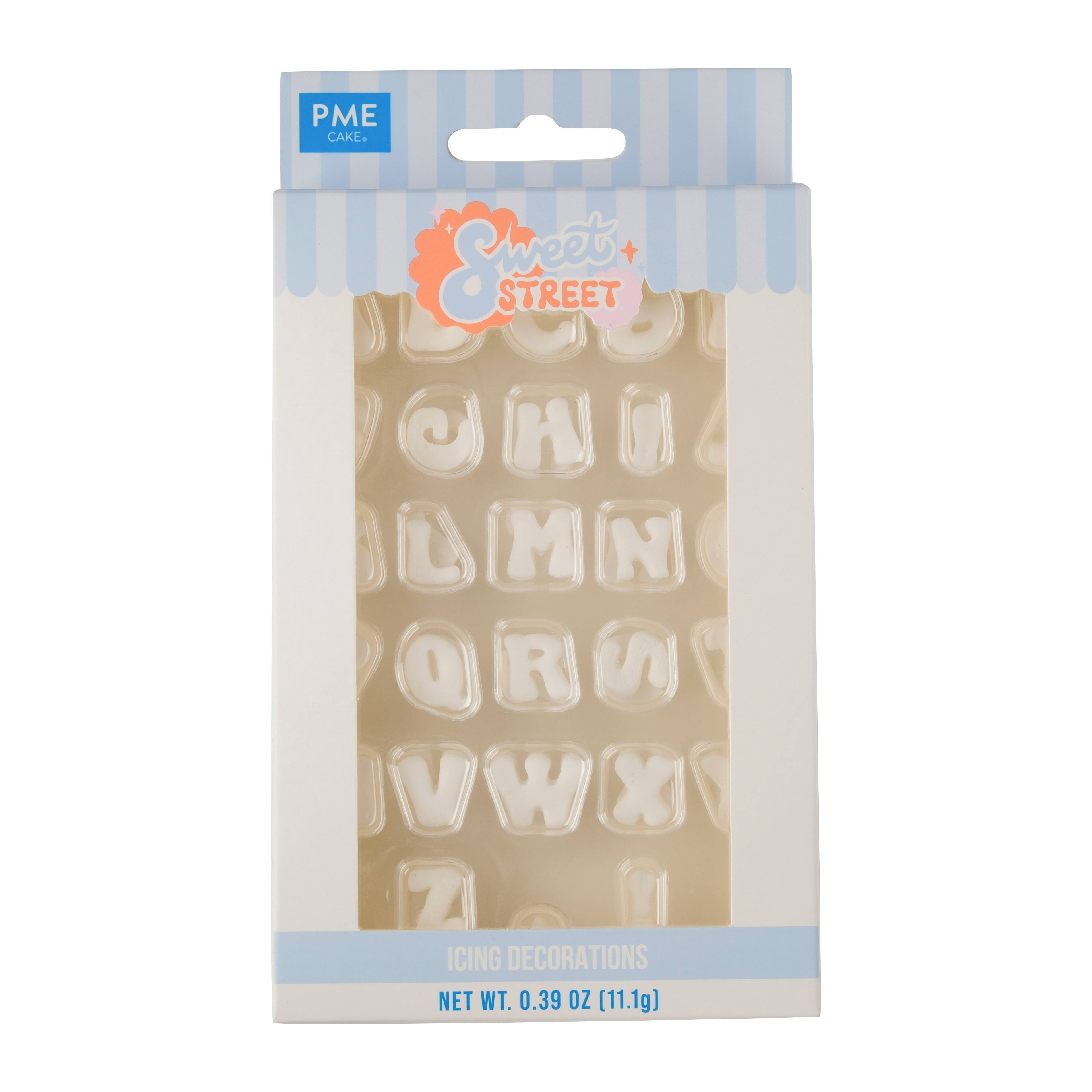 PME Cake Sweet Street® Letter Set Icing Decorations
