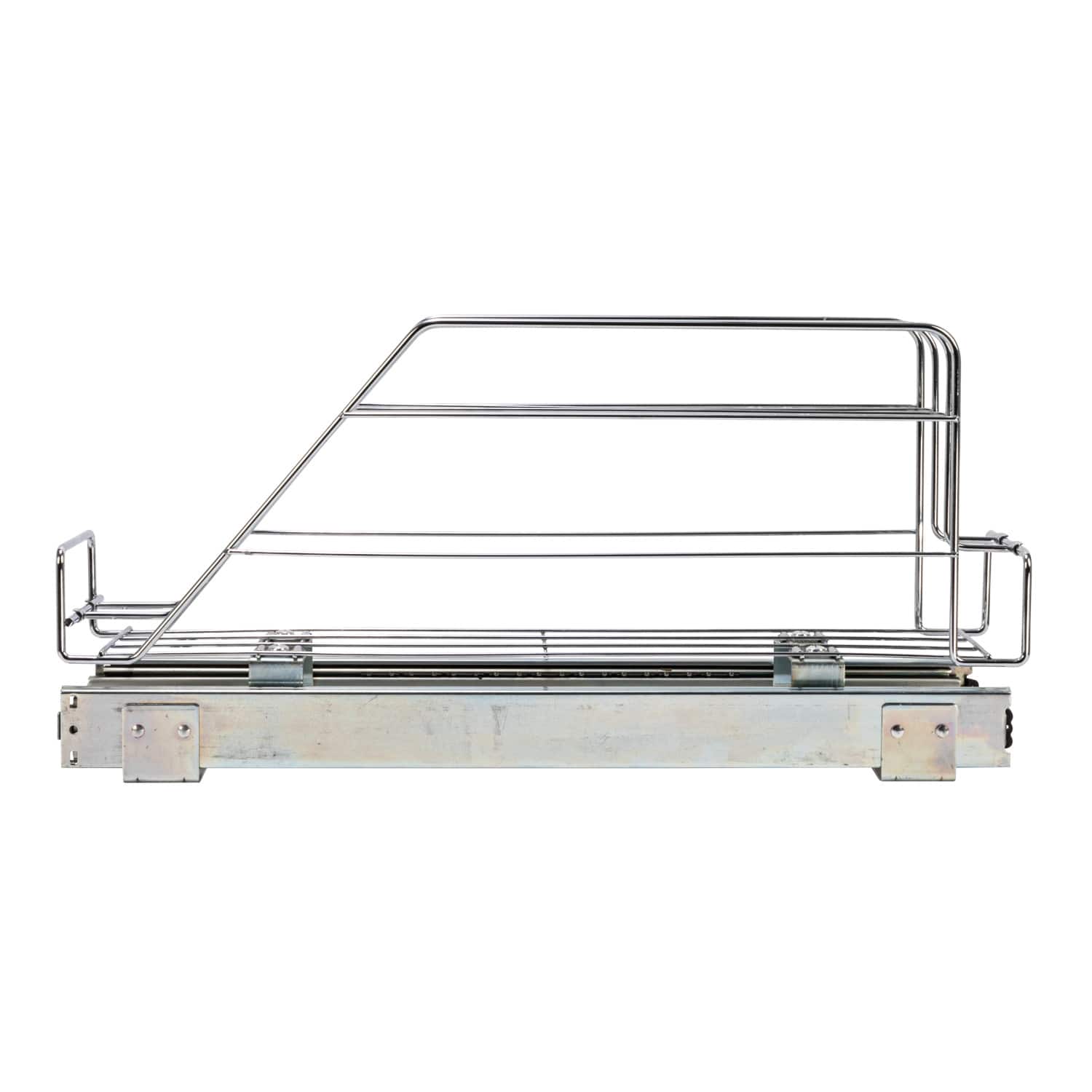 Household Essentials Glidez Chrome-Plated Steel Slide-Out Storage Organizer
