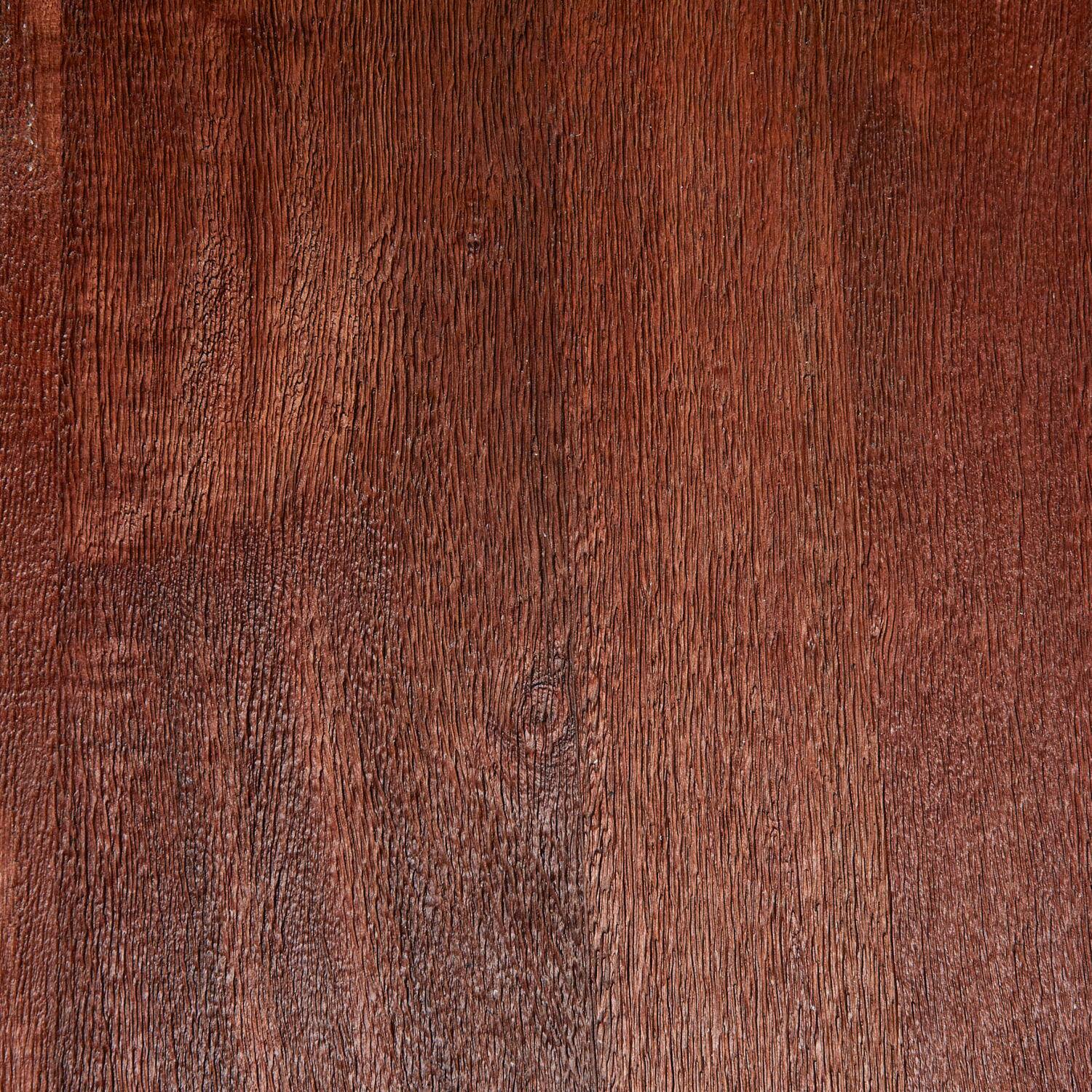 Hello Honey® Saratoga 4ft. Dark Chestnut Rustic Solid Wood & Metal Coffee Table