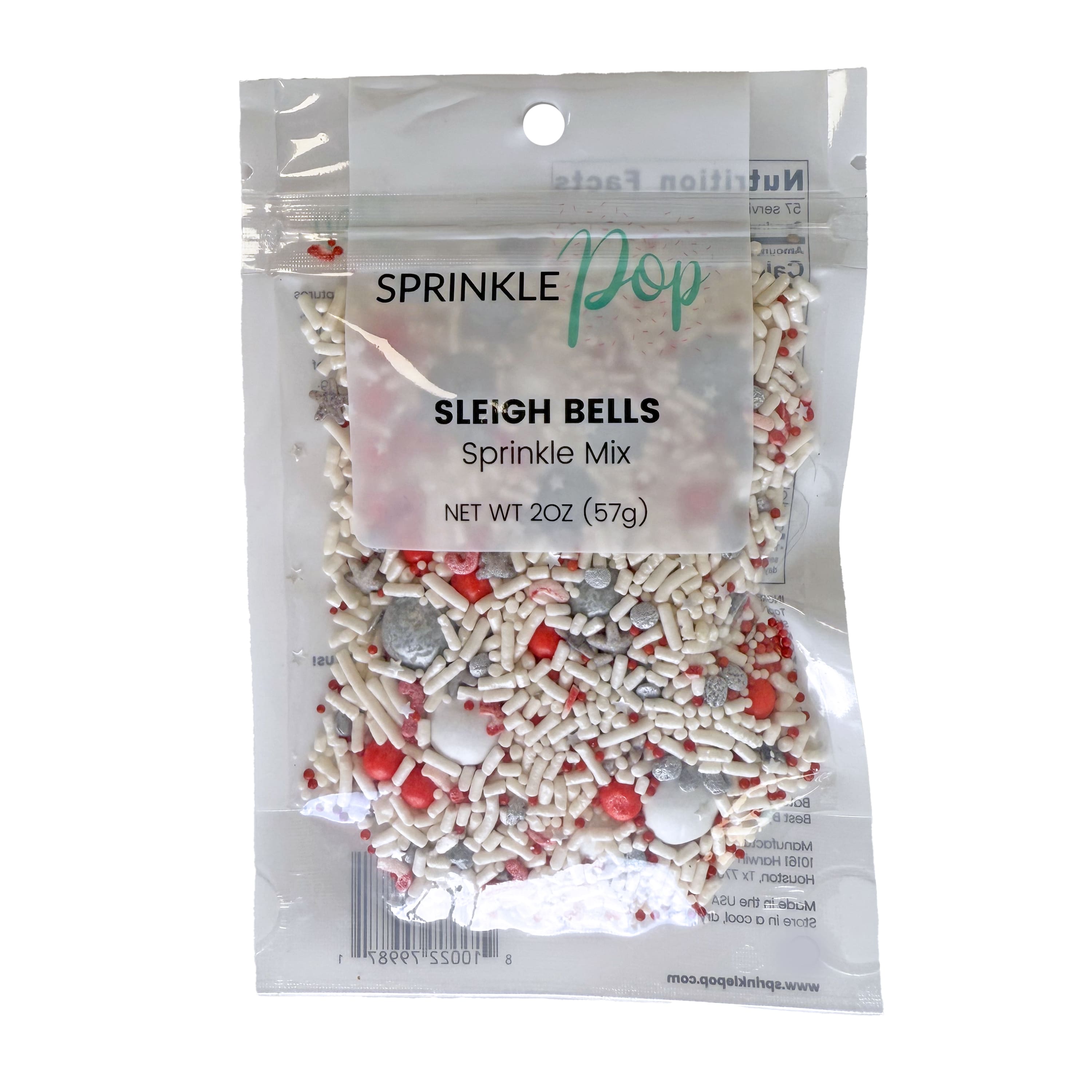 Sprinkle Pop Sleigh Bells Sprinkle Mix