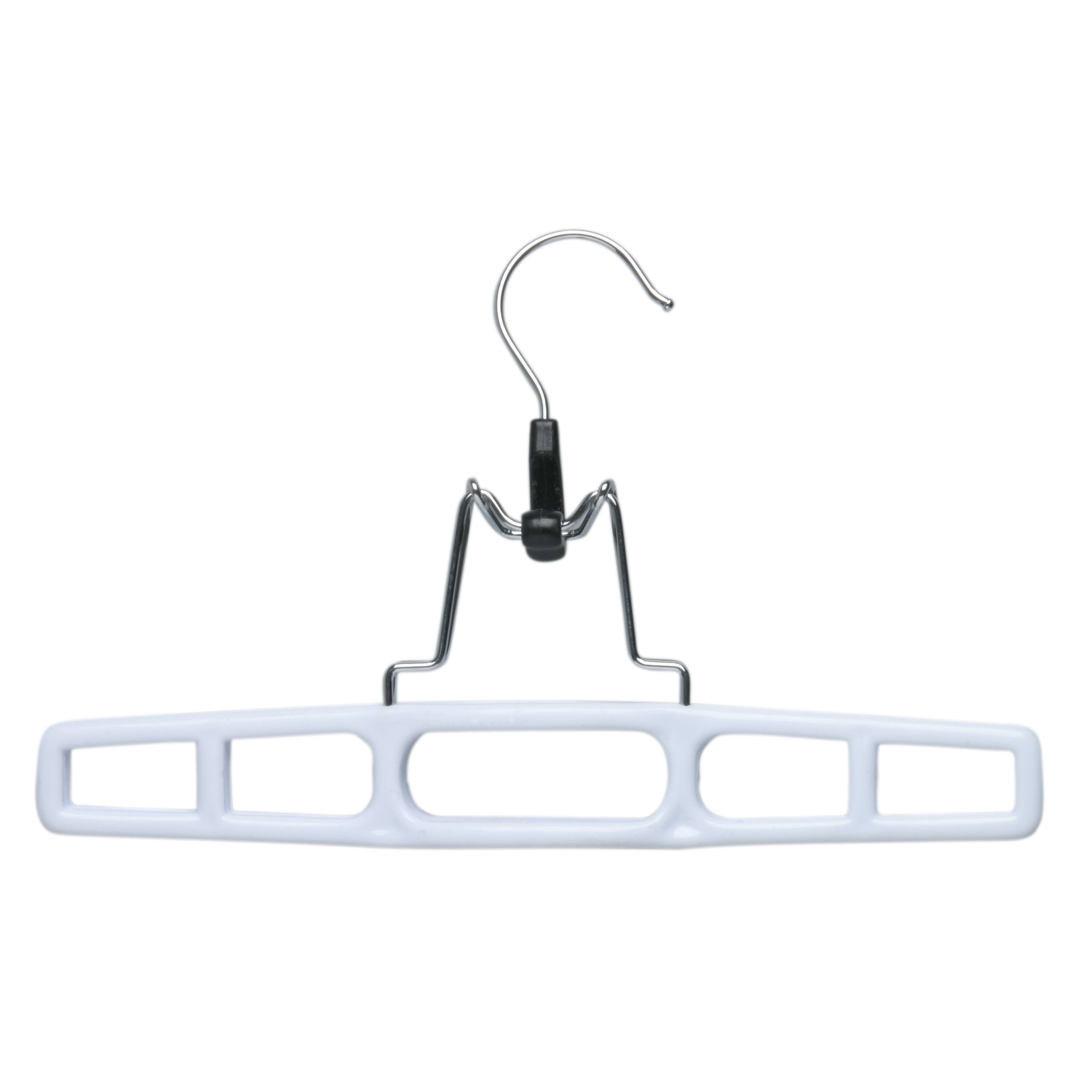 Honey Can Do White Rectangular Clamp Hangers, 12ct.