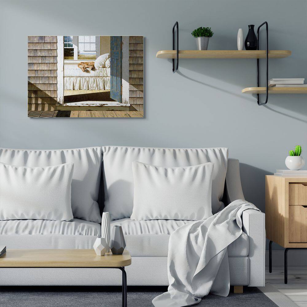 Stupell Industries Dog Nap at Cape House Wall Art