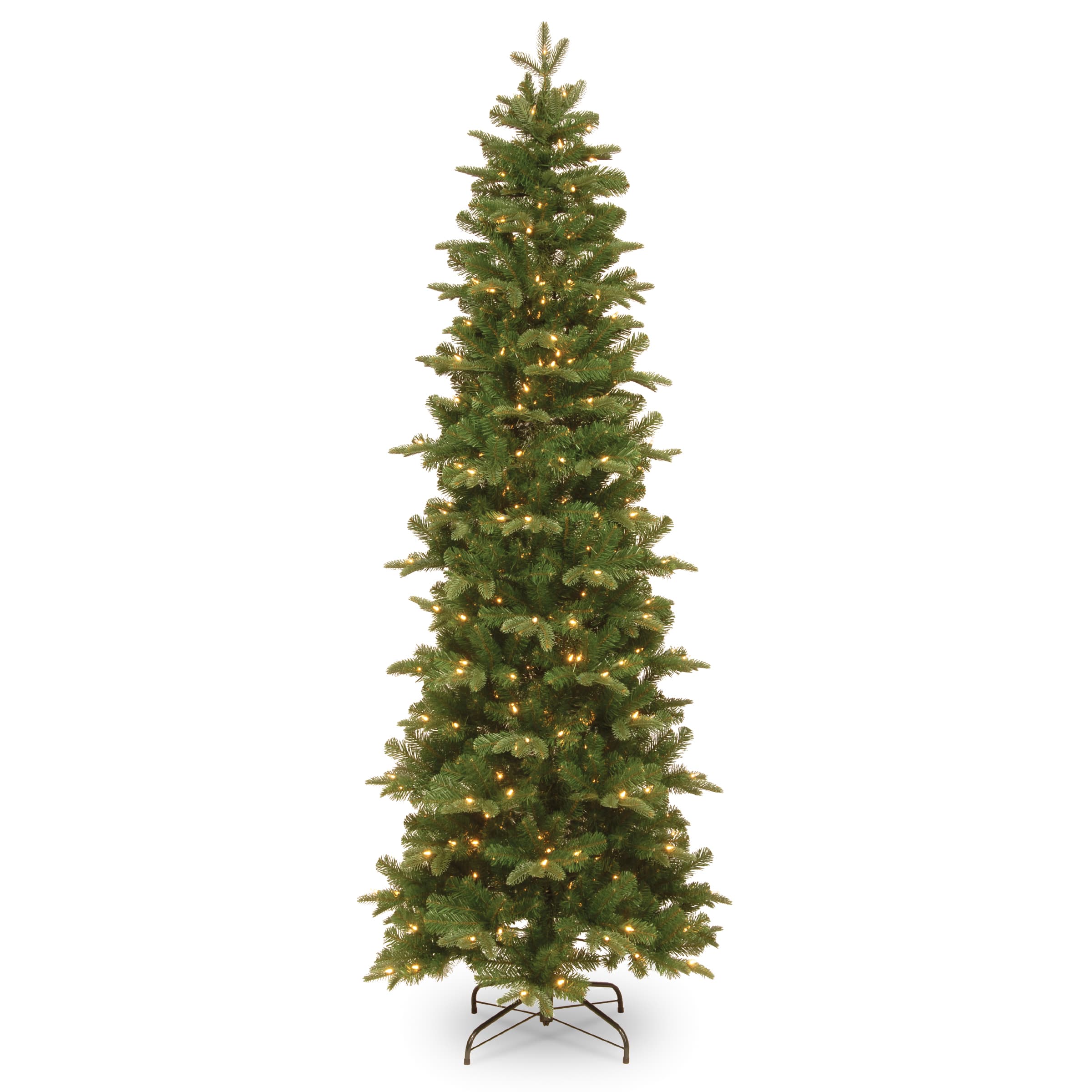 Shop The 6.5Ft. Pre-Lit Feel Real® Prescott Pencil Slim Artificial Christmas Tree, Clear Lights At Michaels.com