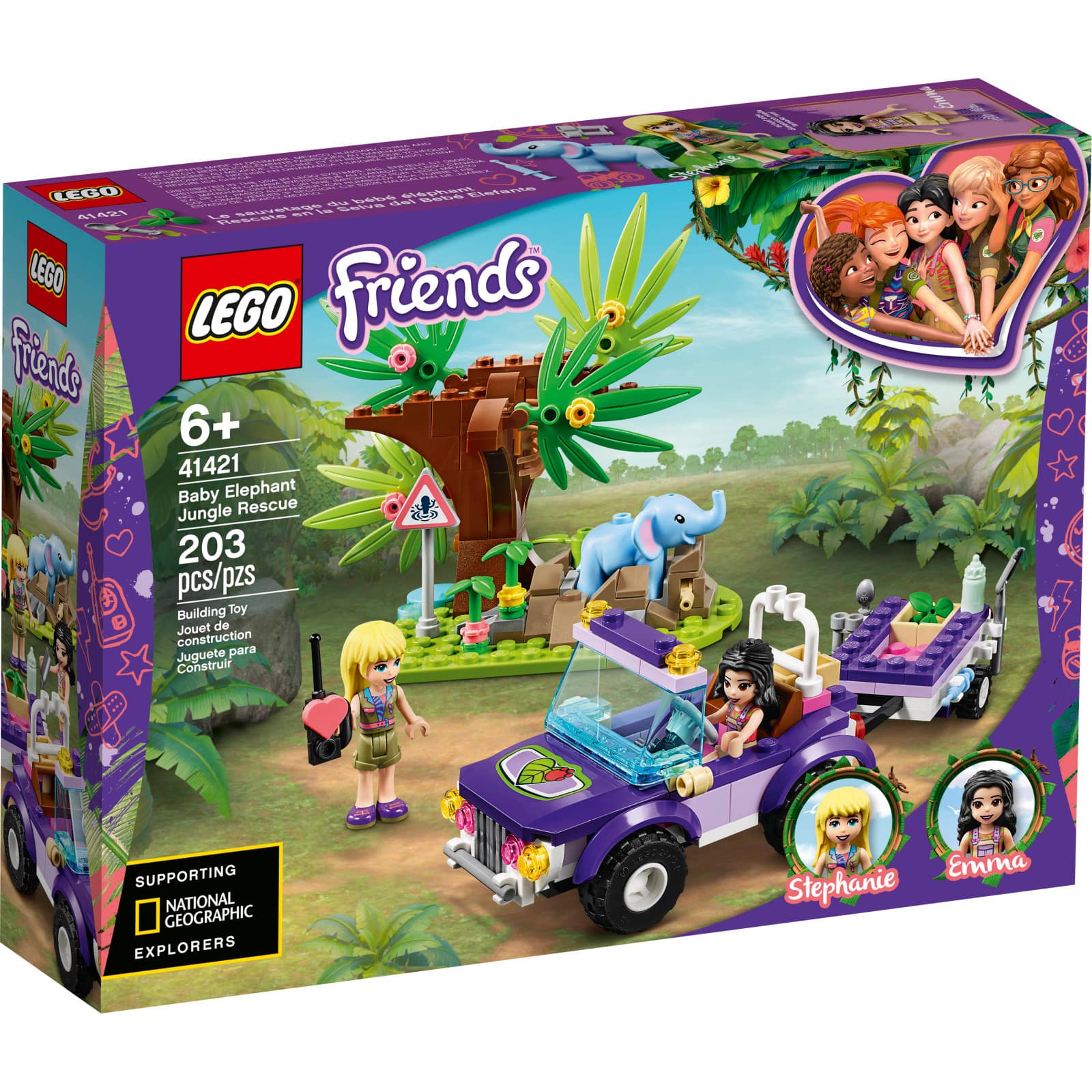 Lego Friends Baby Elephant Jungle Rescue Set Michaels